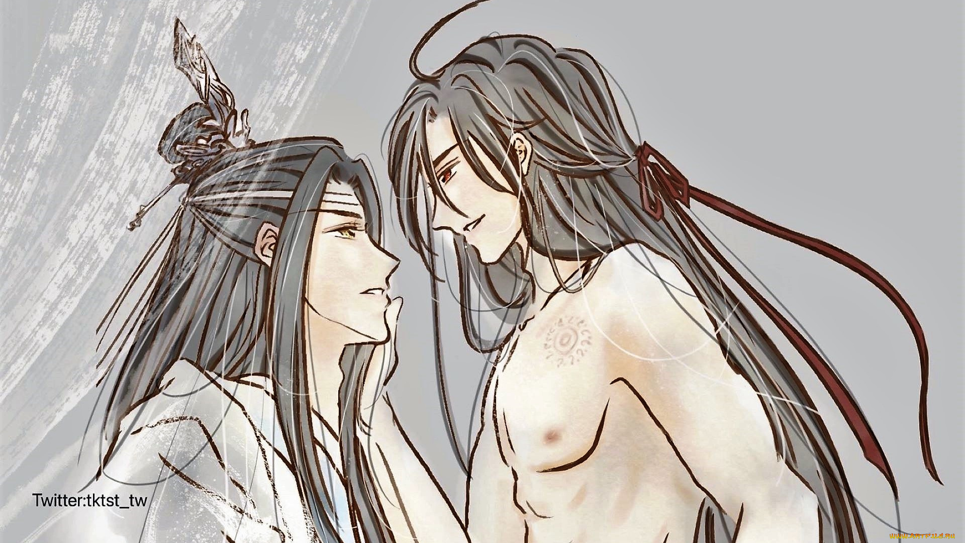 аниме, mo, dao, zu, shi, вэй, усянь, лань, ванцзи