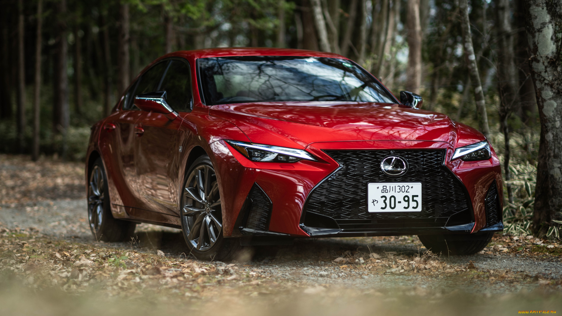 автомобили, lexus, is300, f, sport, 4k, красный, 2021, года, jp, spec, роскошные, японские, лексус