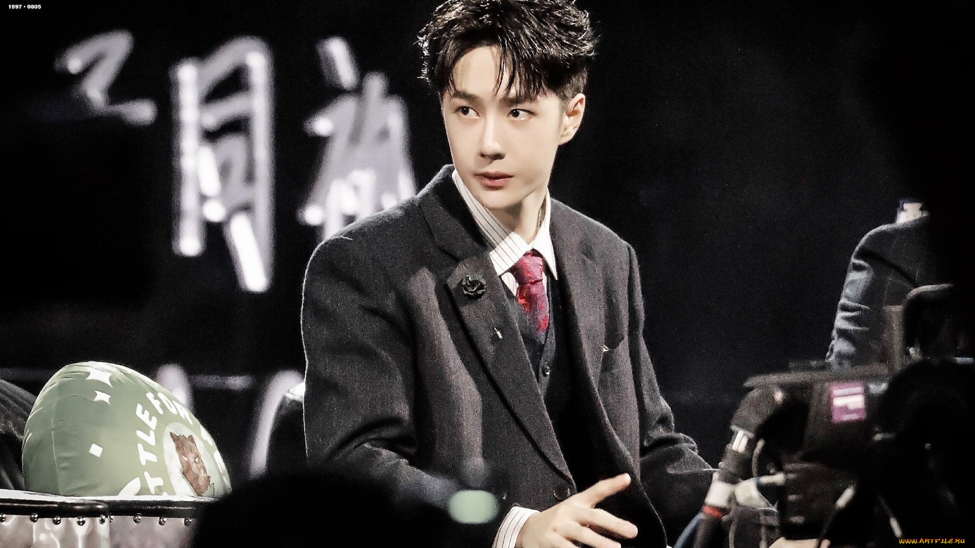 мужчины, wang, yi, bo, актер, певец, кресло