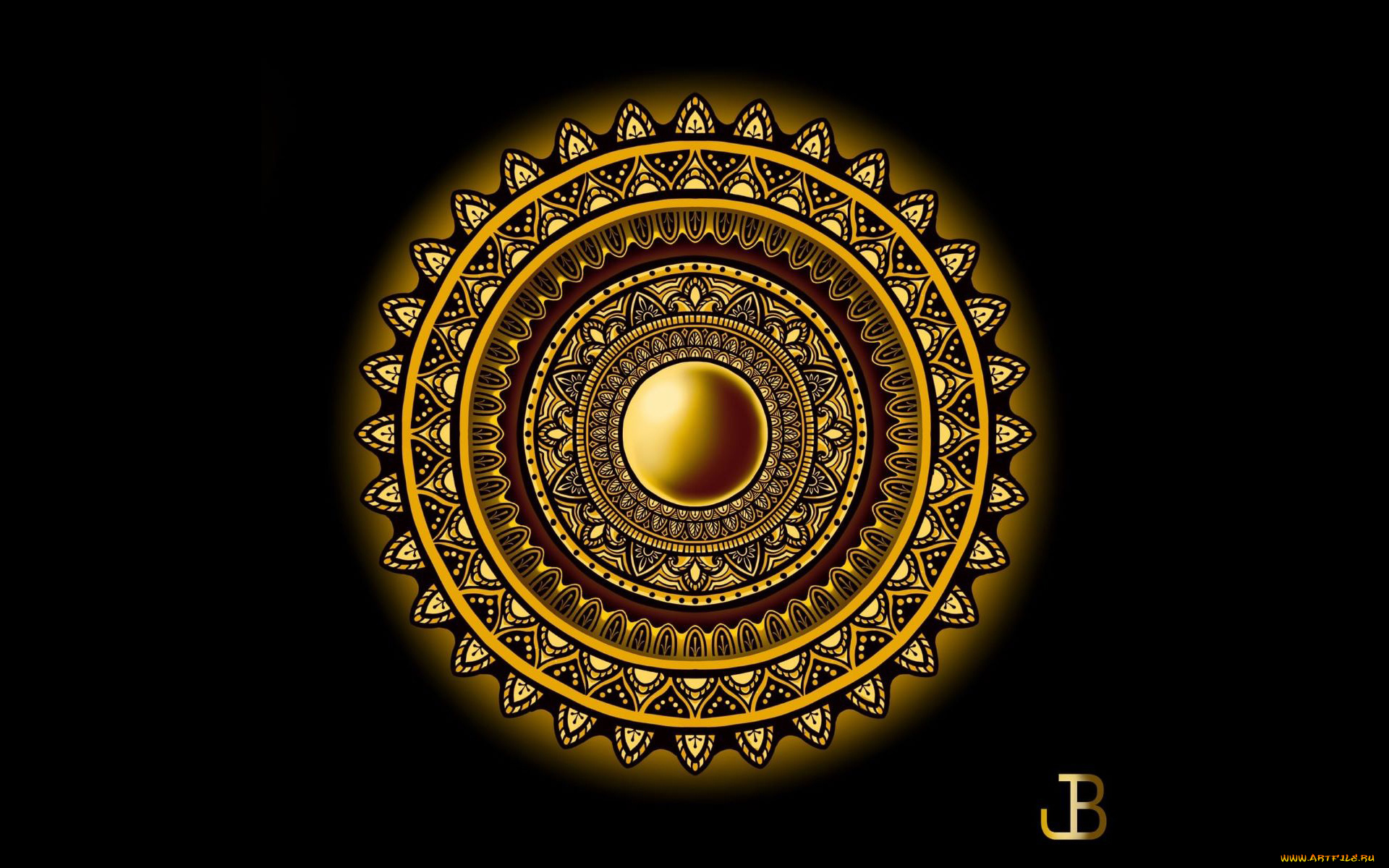 векторная, графика, -графика, , graphics, круг, орнамент