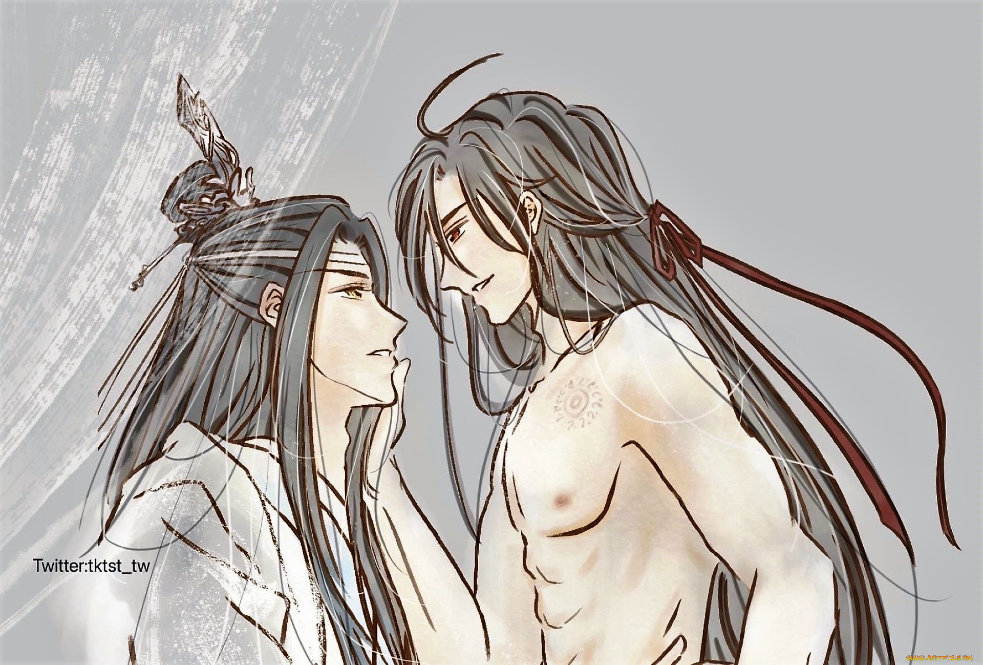 аниме, mo, dao, zu, shi, вэй, усянь, лань, ванцзи