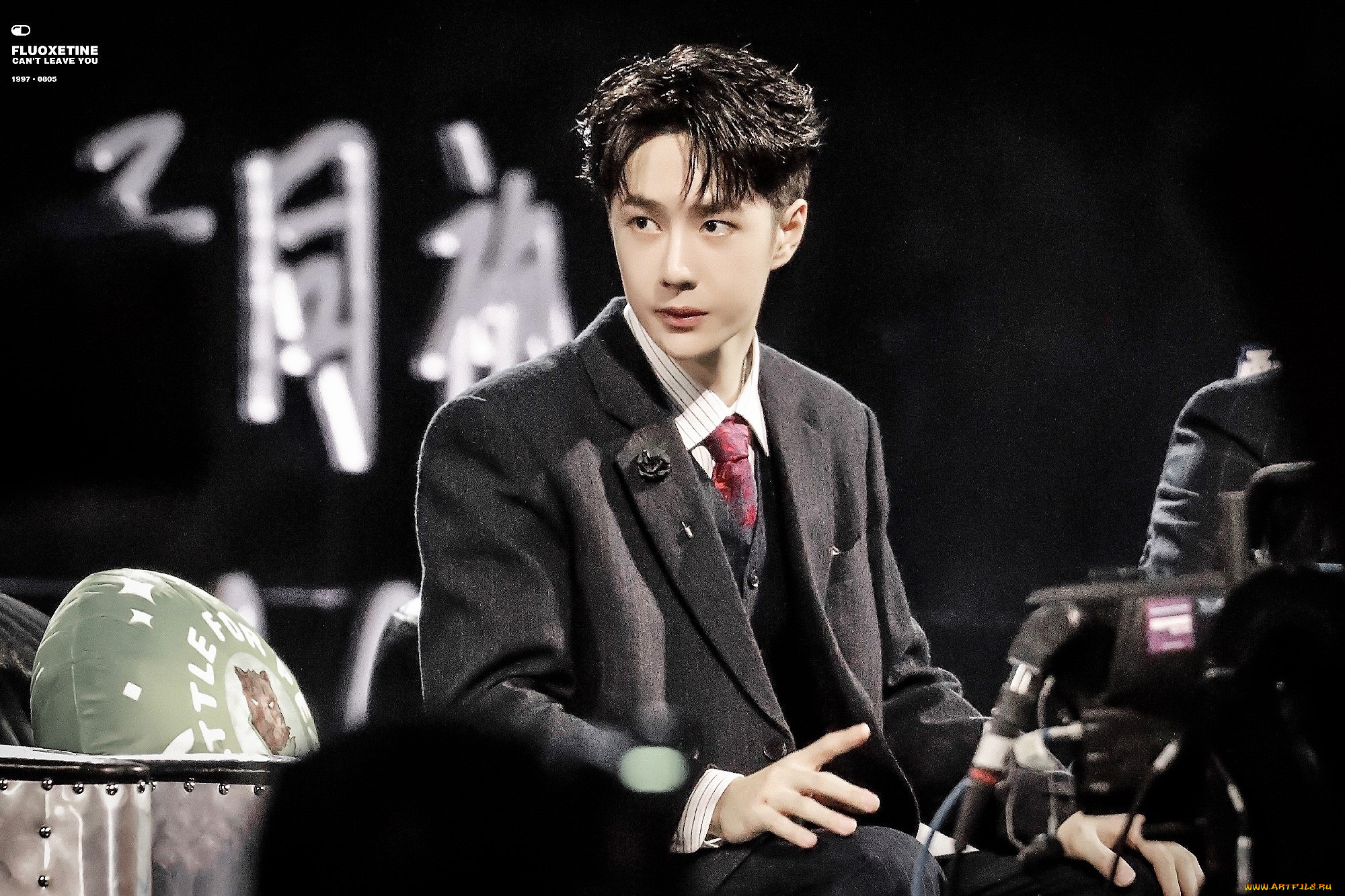 мужчины, wang, yi, bo, актер, певец, кресло