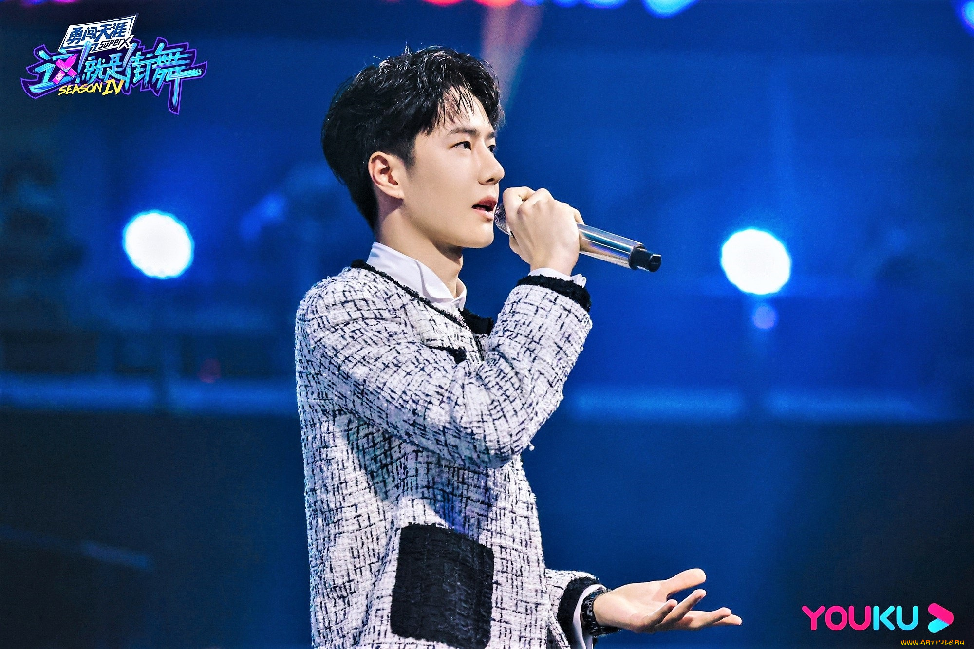 мужчины, wang, yi, bo, актер, певец, микрофон