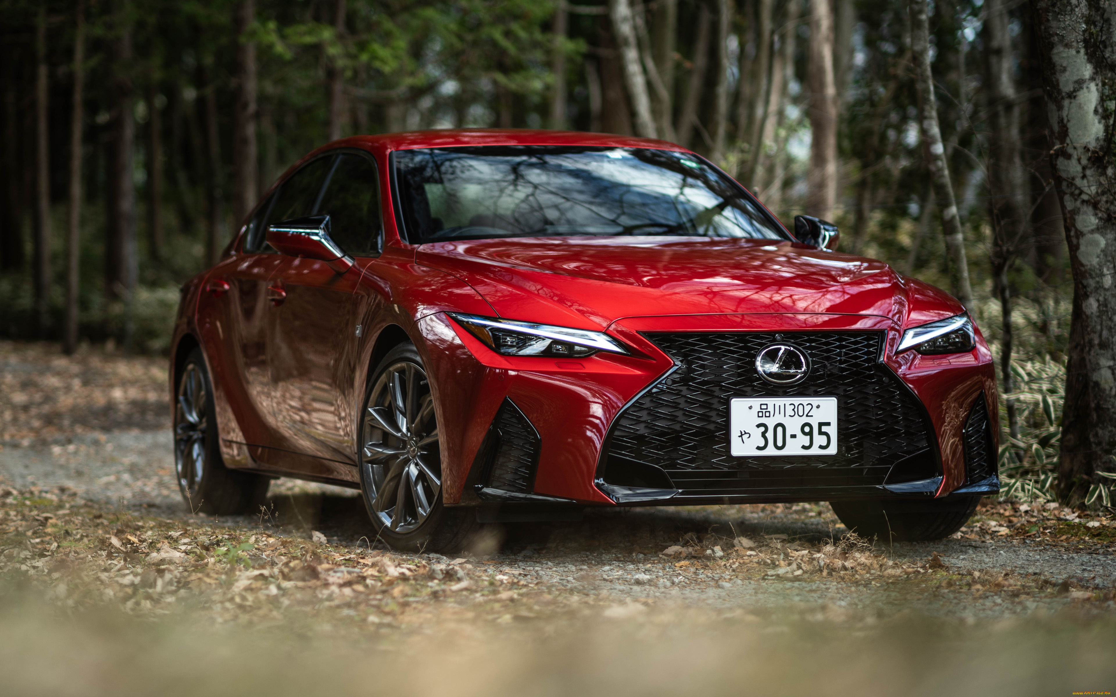 автомобили, lexus, is300, f, sport, 4k, красный, 2021, года, jp, spec, роскошные, японские, лексус