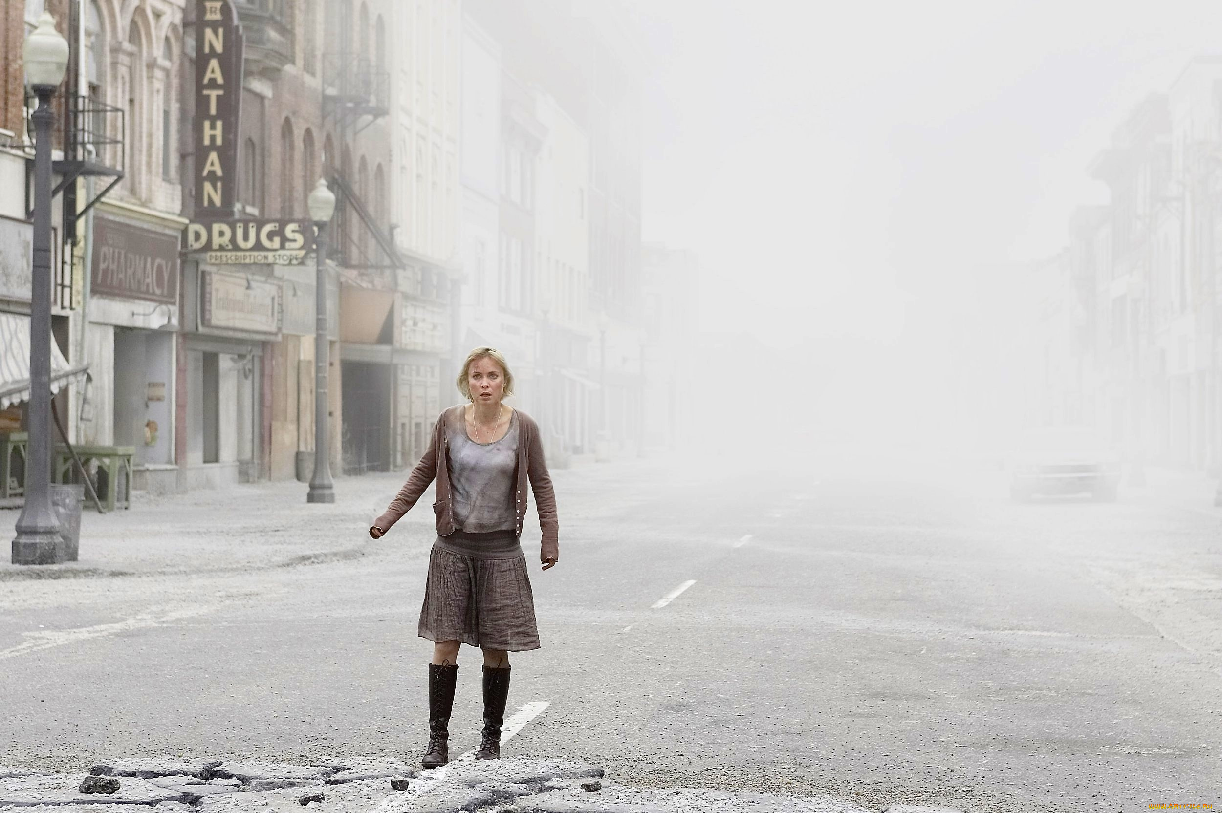 кино, фильмы, silent, hill, женщина, город, дым