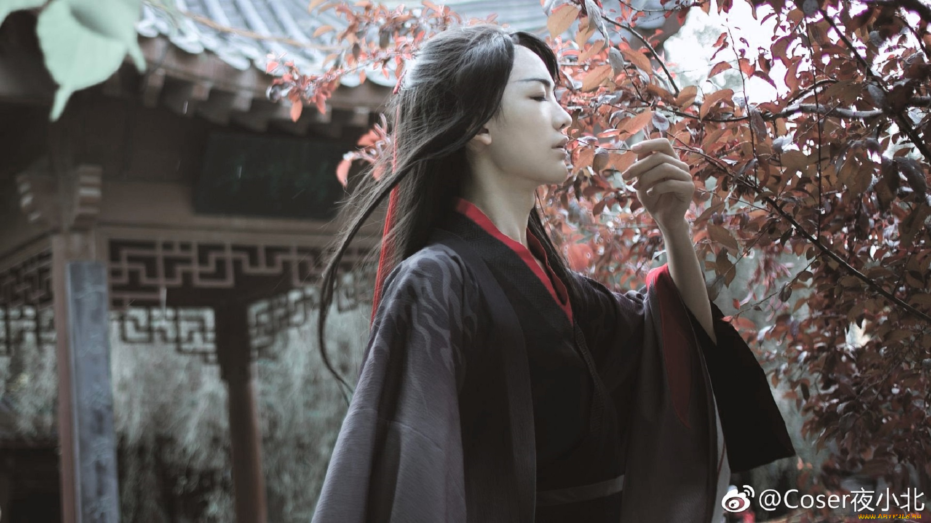 девушки, -, креатив, , косплей, костюм, образ, вэй, усянь