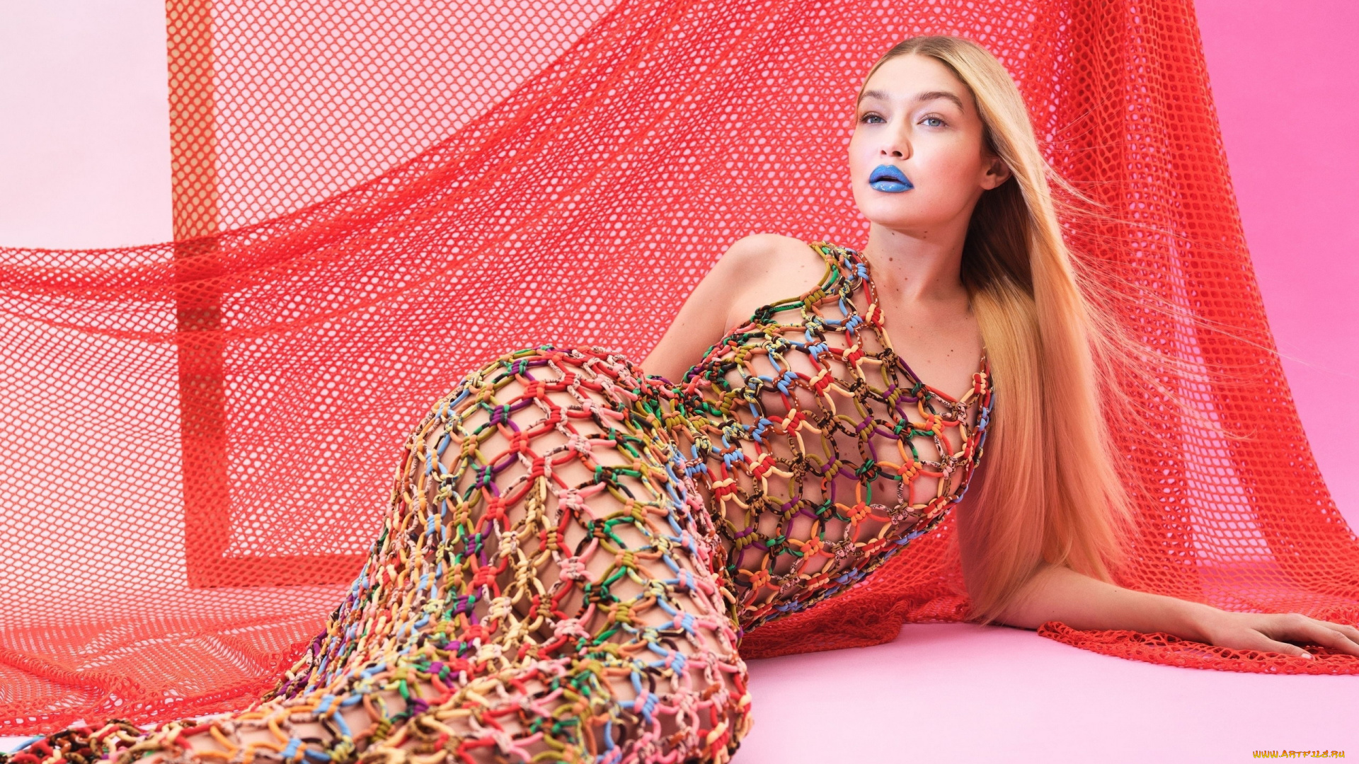 девушки, gigi, hadid, модель, портрет