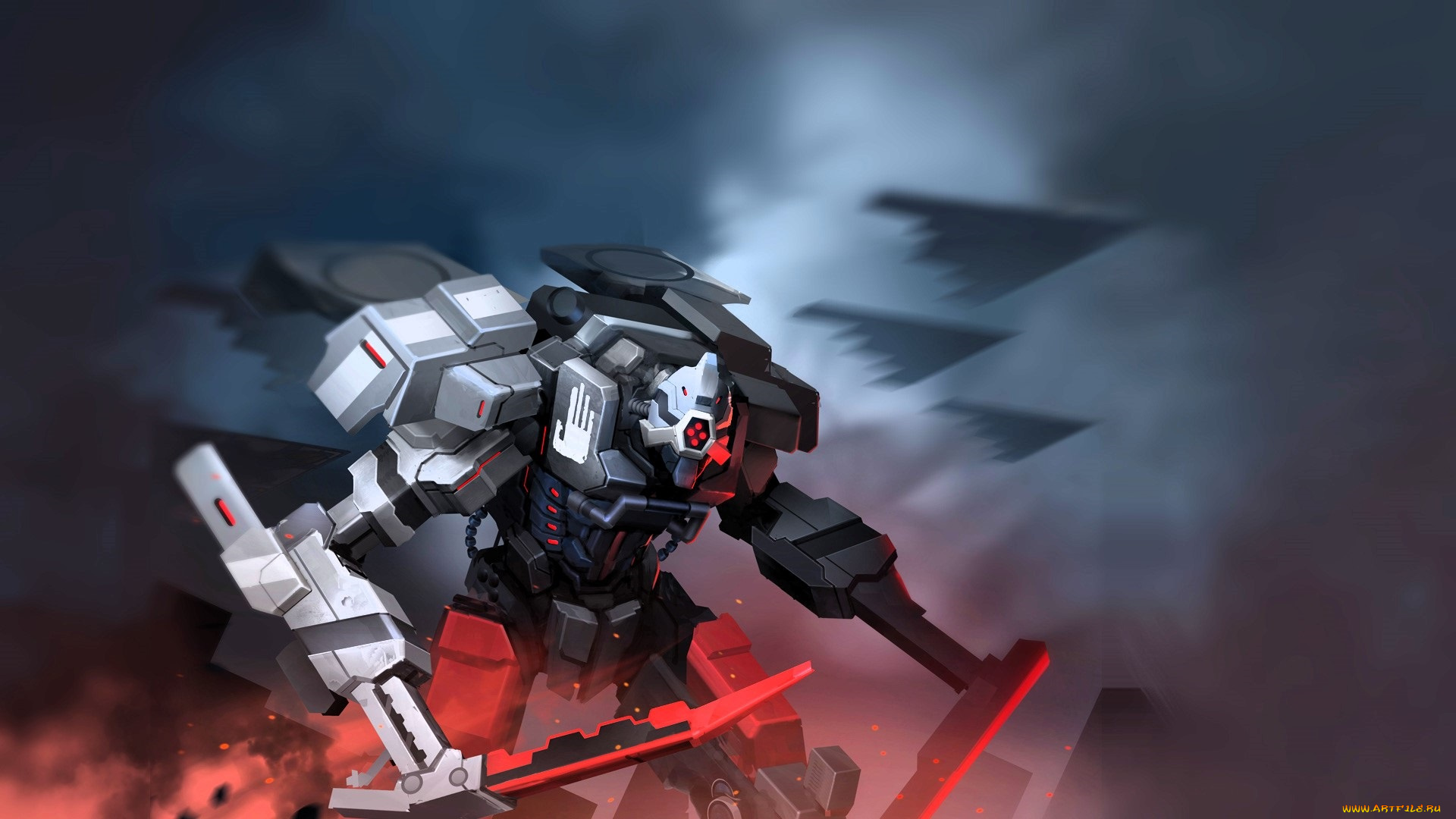 видео, игры, airmech, arena, робот, техника, механизмы