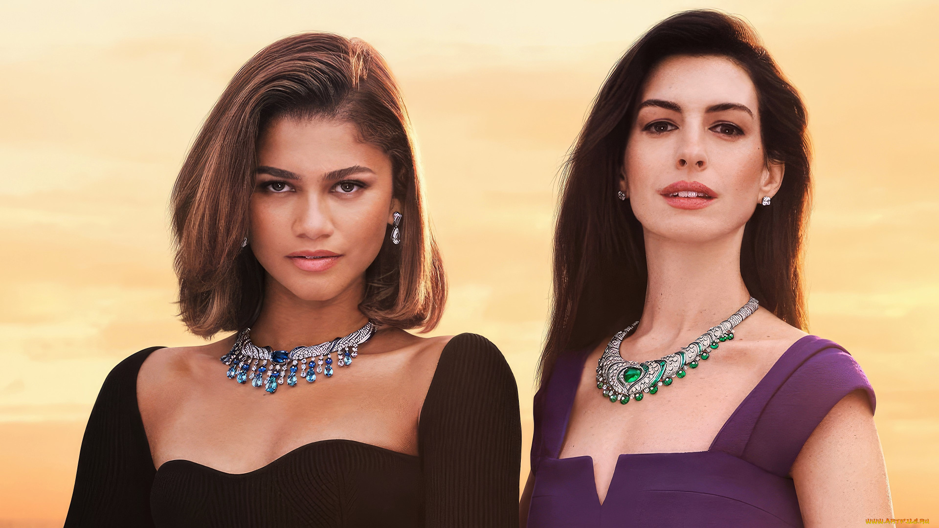 zendaya, and, anne, hathaway, разное, знаменитости, актрисы, украшения