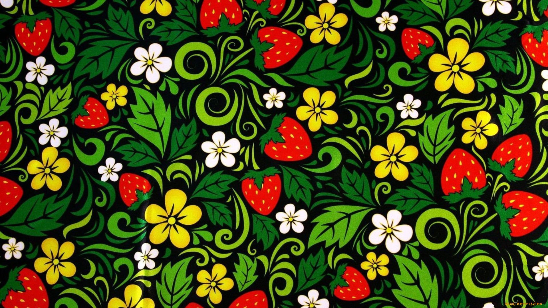 векторная, графика, природа, , nature, ягоды