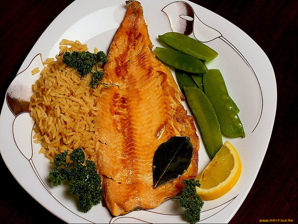 еда, рыбные, блюда, морепродуктами