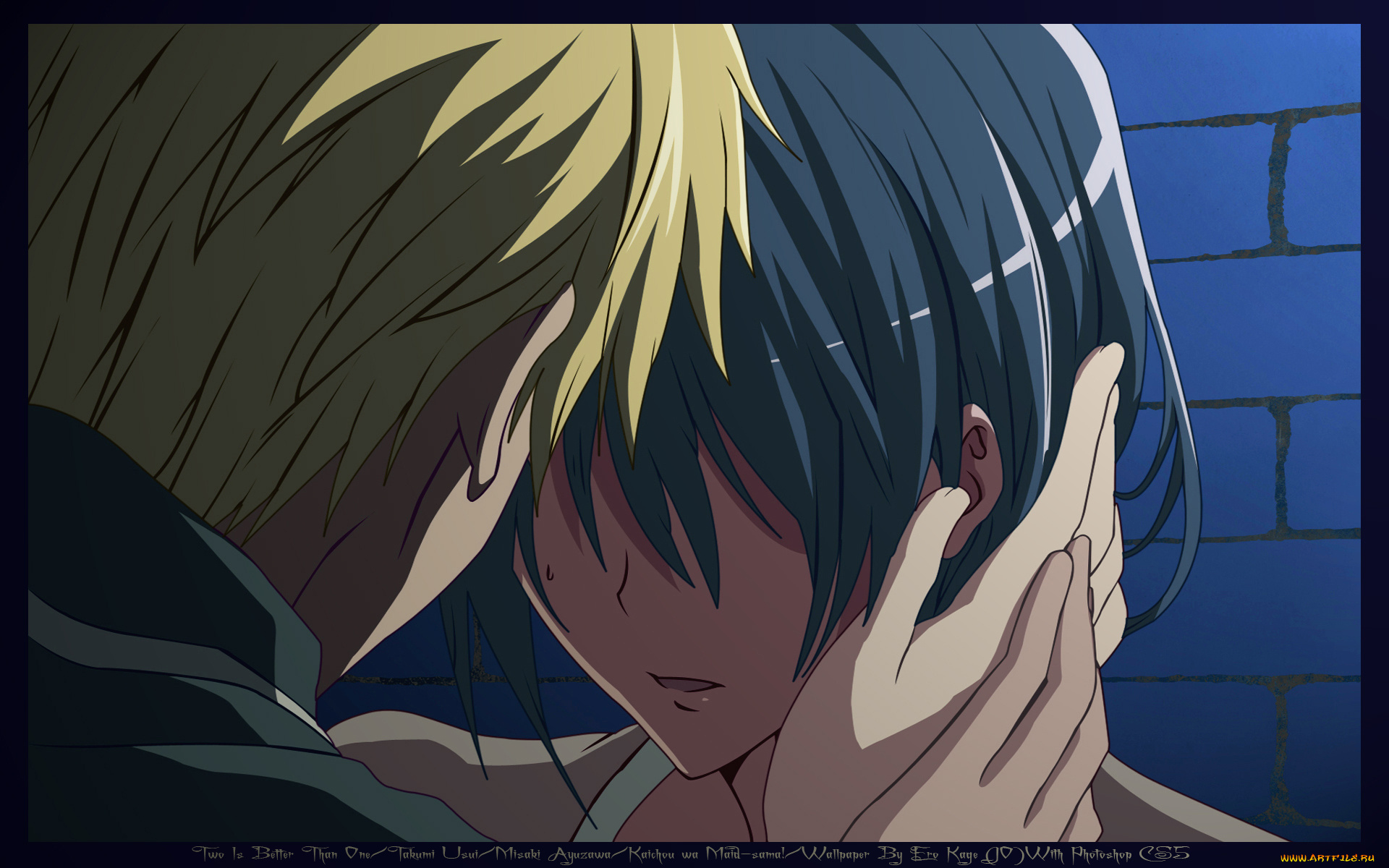 аниме, kaichou, wa, maid, sama