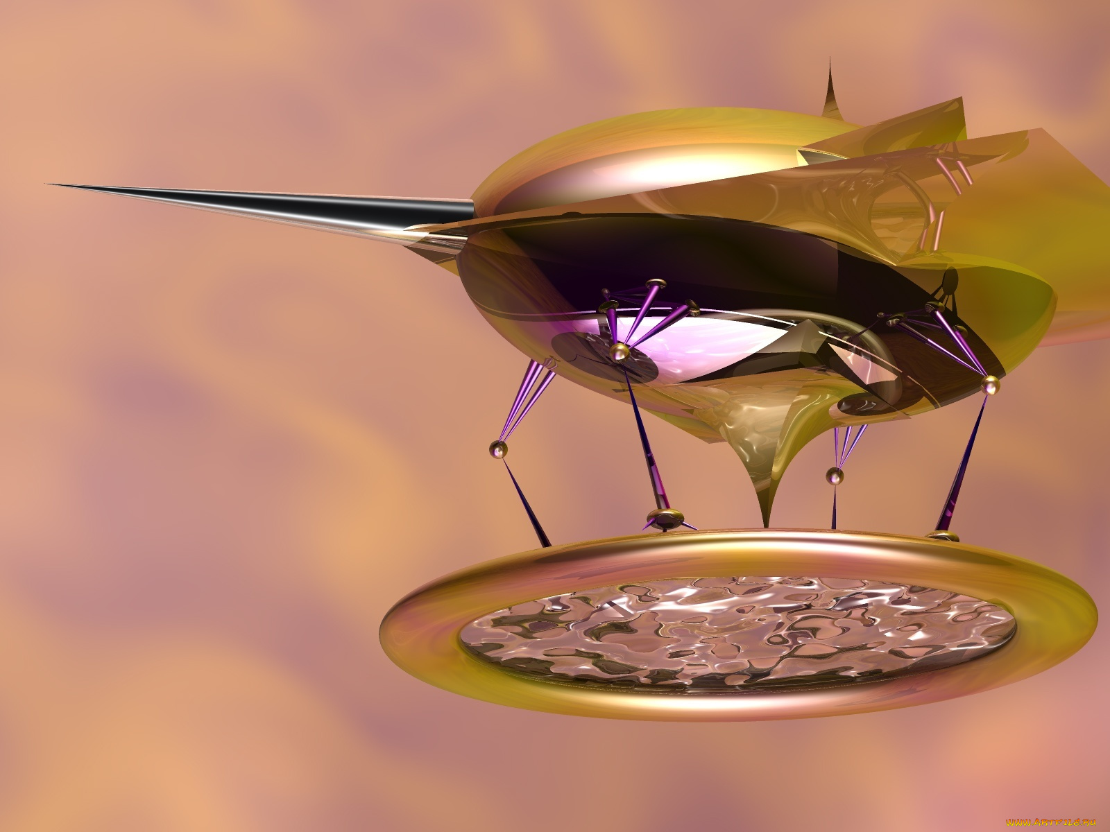 3д, графика, modeling, моделирование, абстракция, узор, тёмный