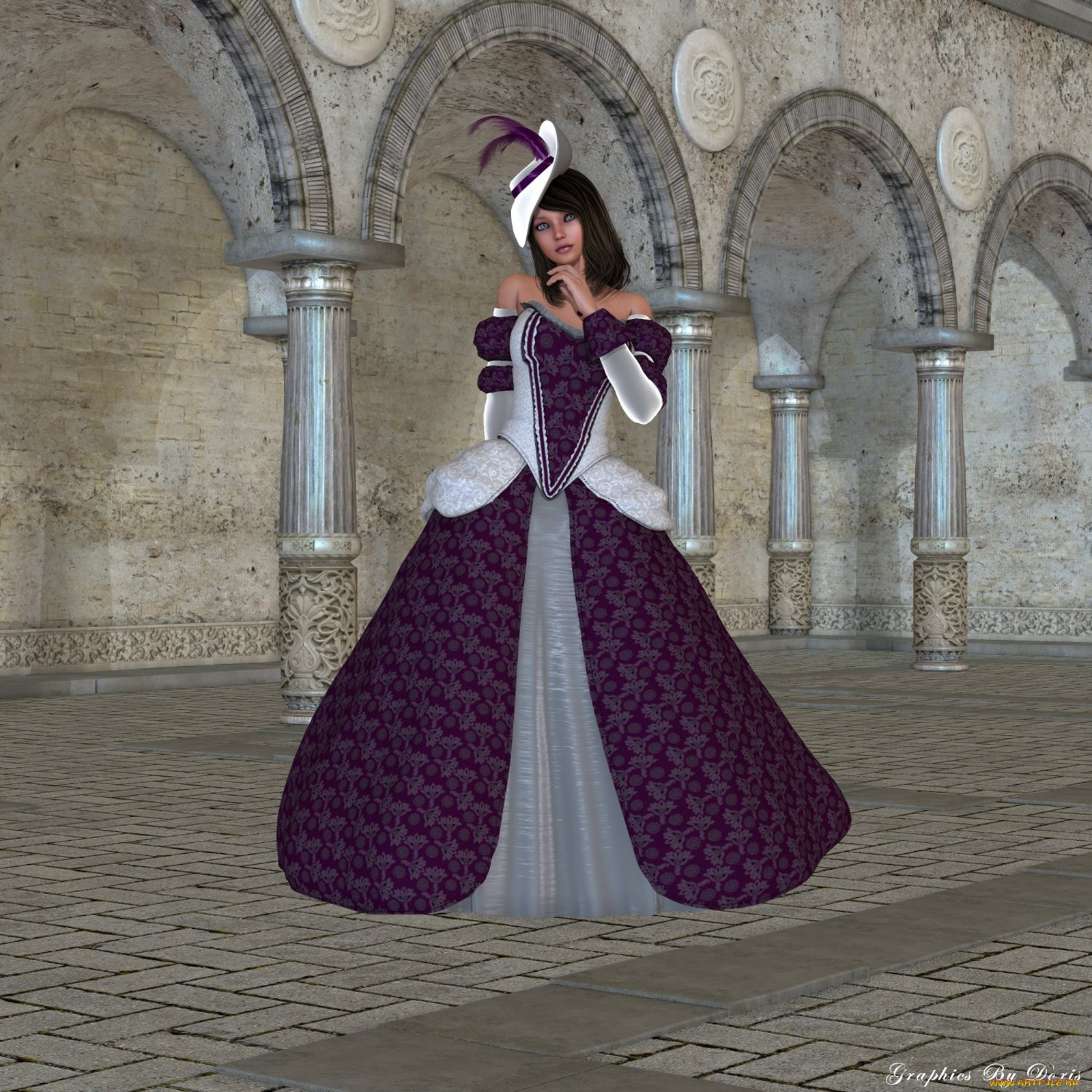 3д, графика, people, люди, девушка