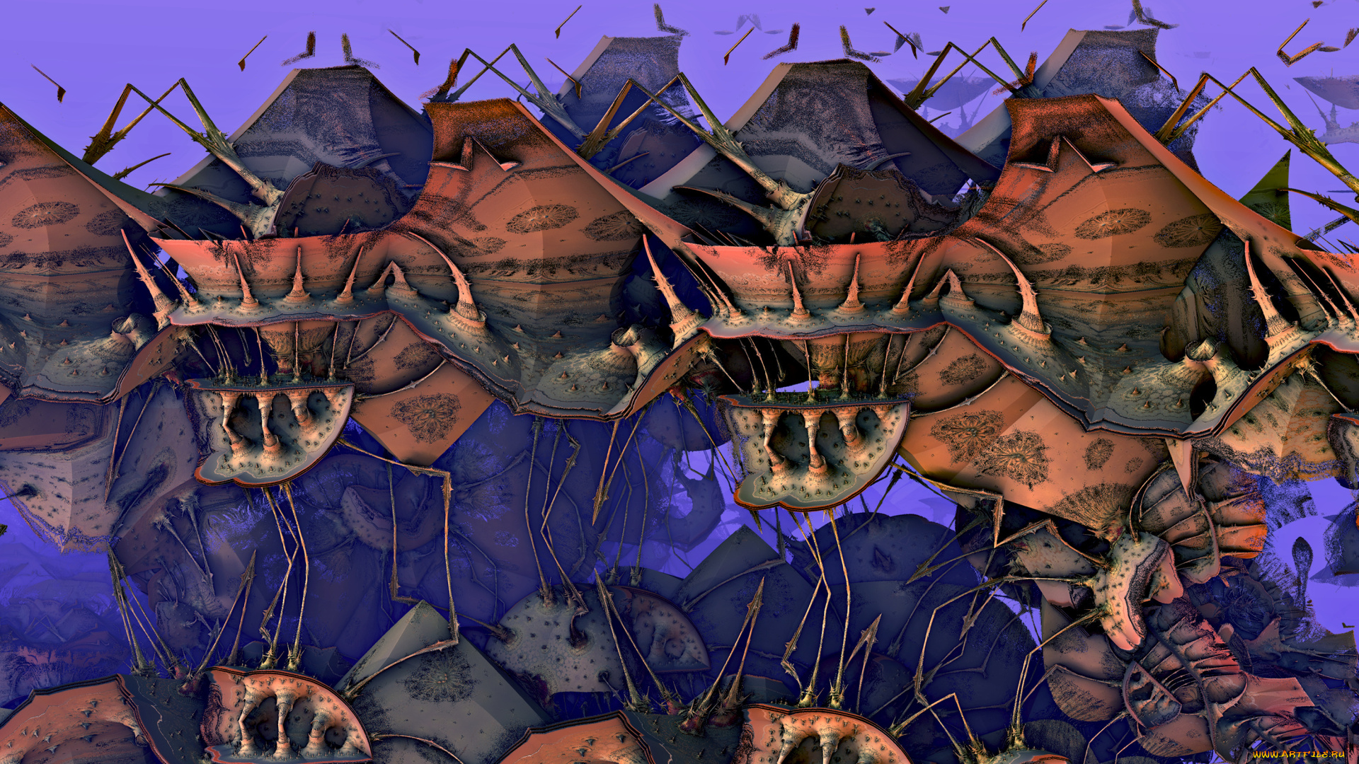 3д, графика, fractal, фракталы, абстракция, узор