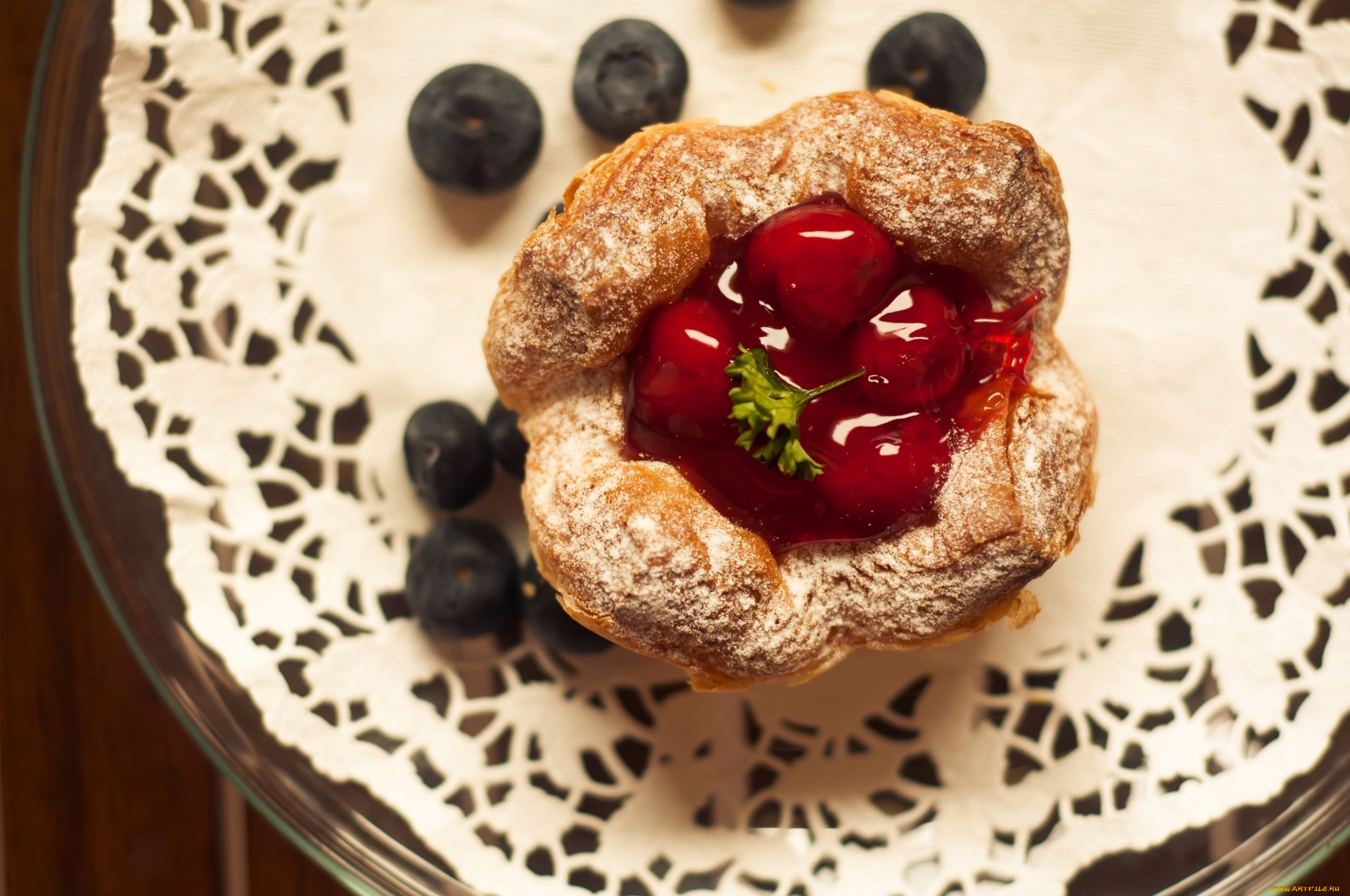 еда, пирожные, кексы, печенье, ягоды