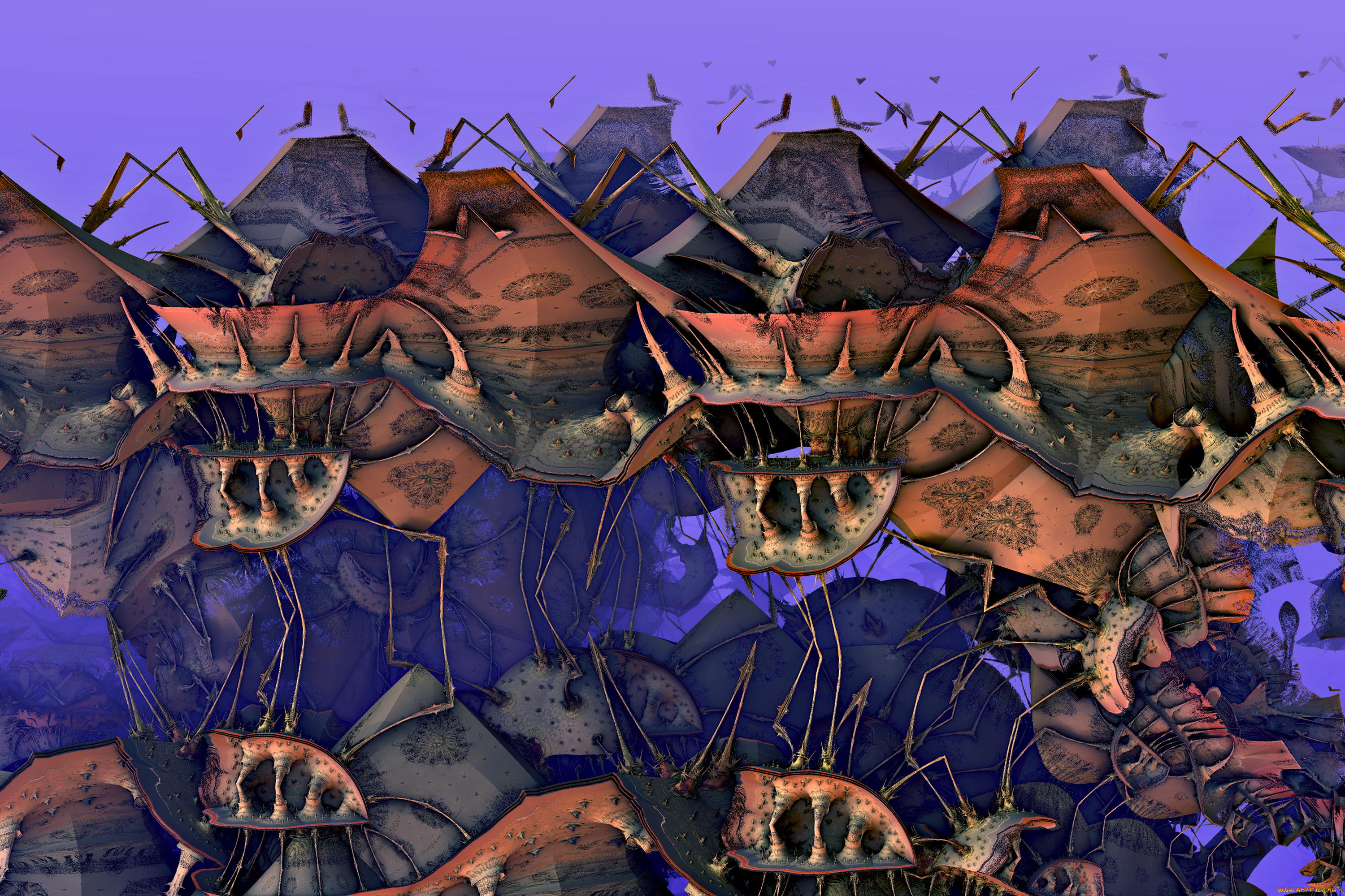 3д, графика, fractal, фракталы, абстракция, узор