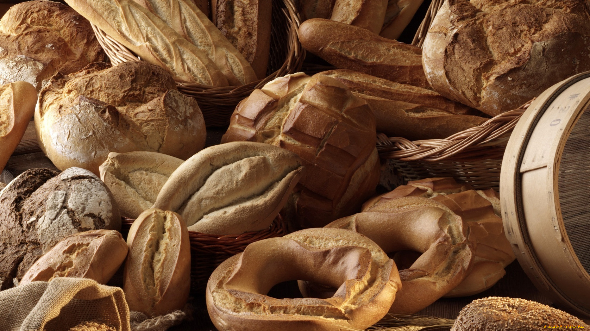 еда, хлеб, выпечка, булки