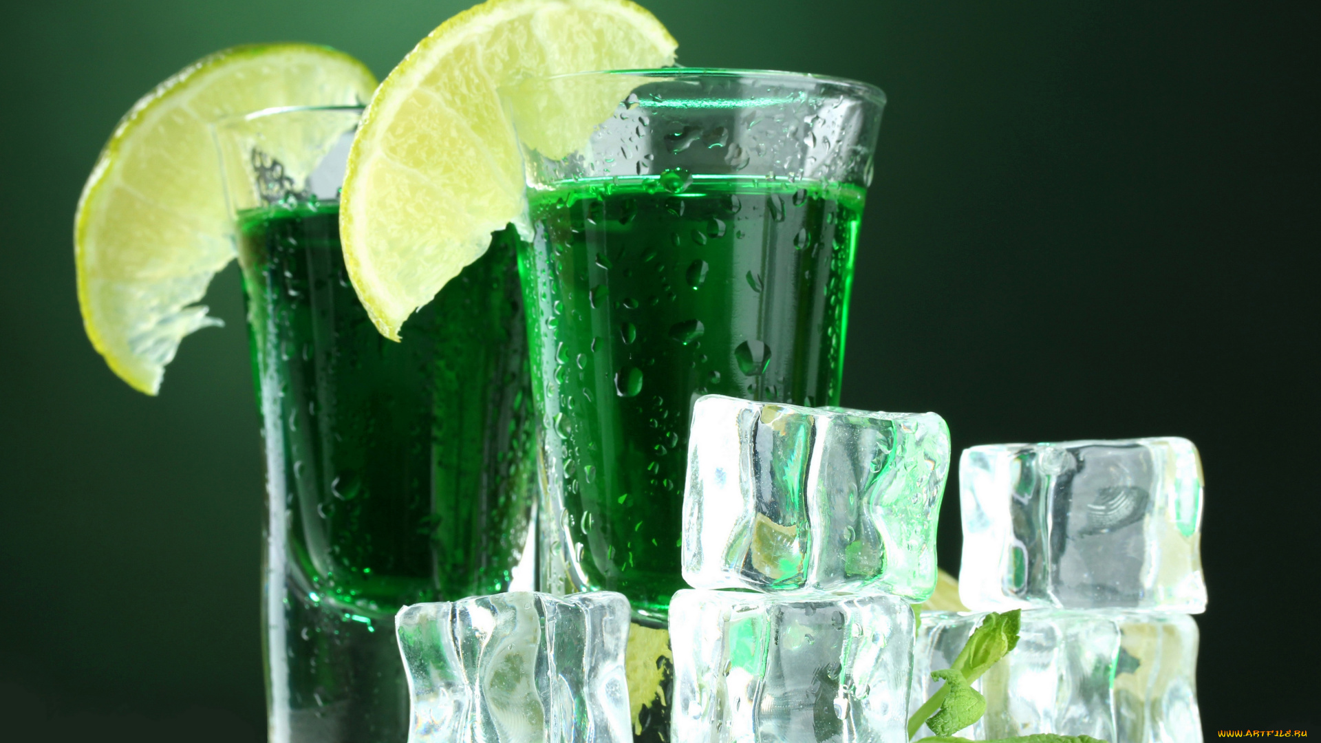 еда, напитки, коктейль, лёд, лимон