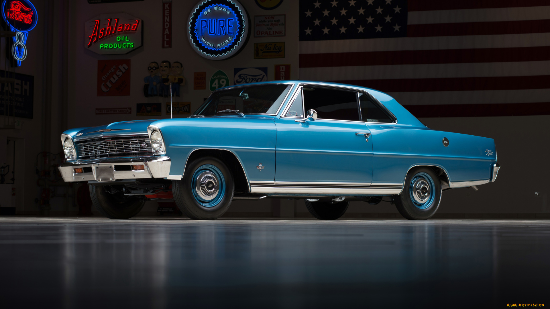 chevrolet, chevy, ii, nova, ss, l79, 327, 350, hp, hardtop, coupe, автомобили, chevrolet, hardtop