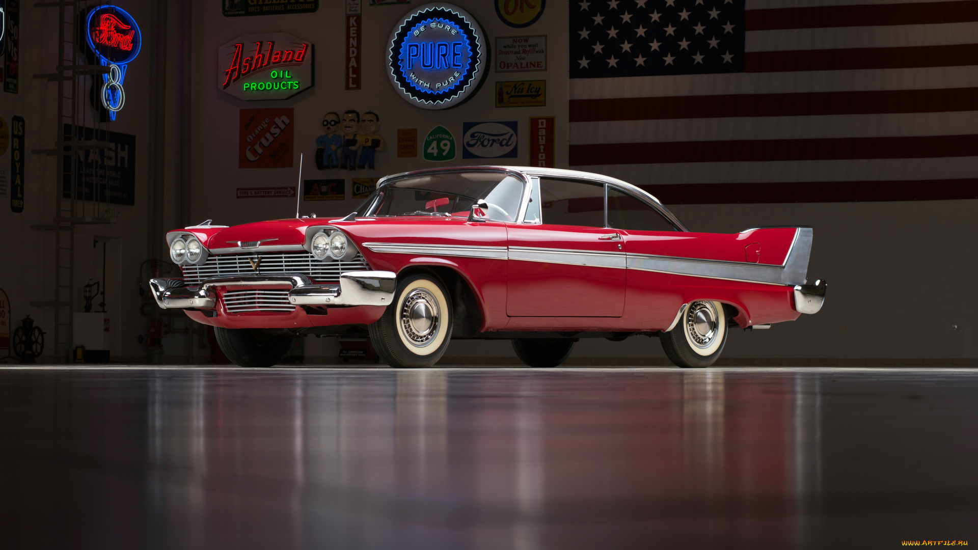 plymouth, fury, sport, coupe, автомобили, plymouth, fury