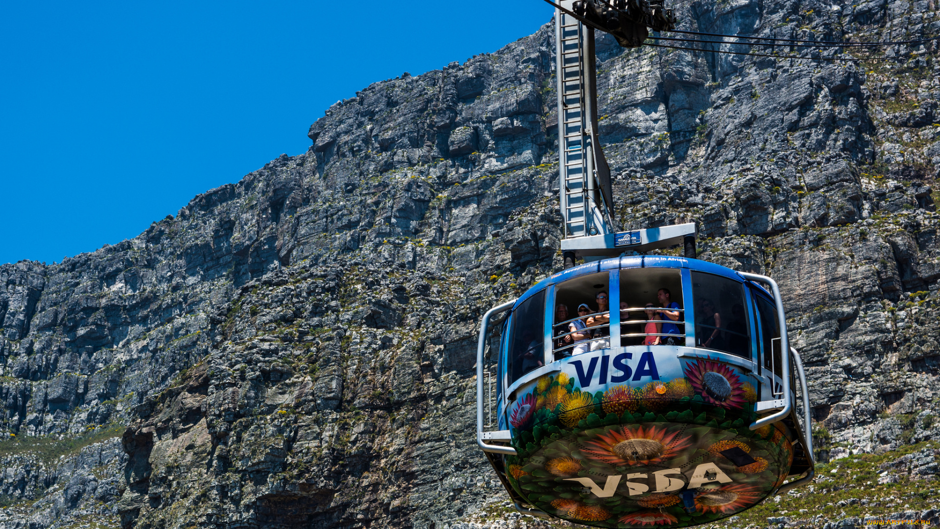 техника, другое, канатная, дорога, кабинка