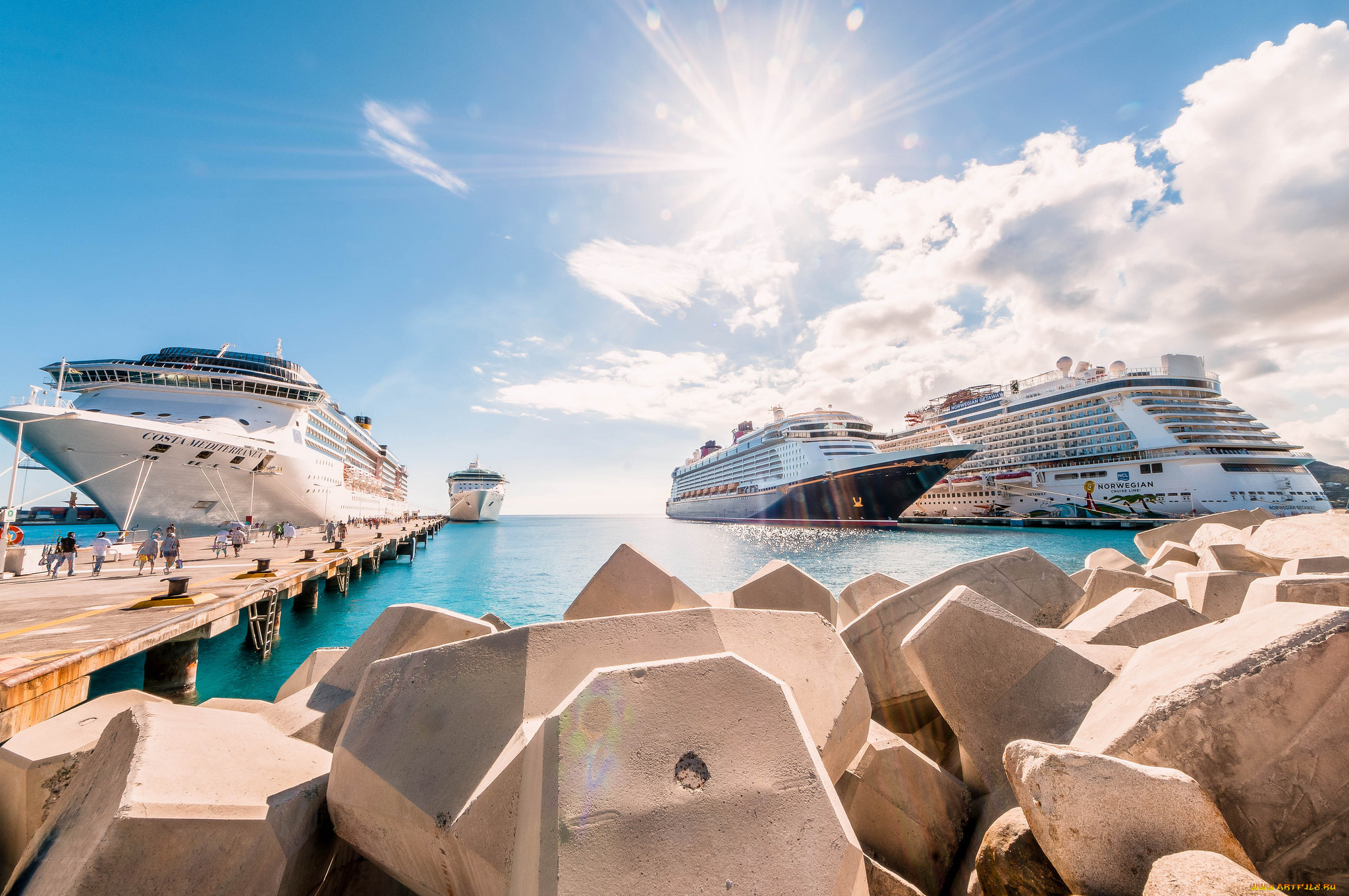 disney, fantasy, &, friends, in, st, maarten, корабли, лайнеры, порт, причалы, суда