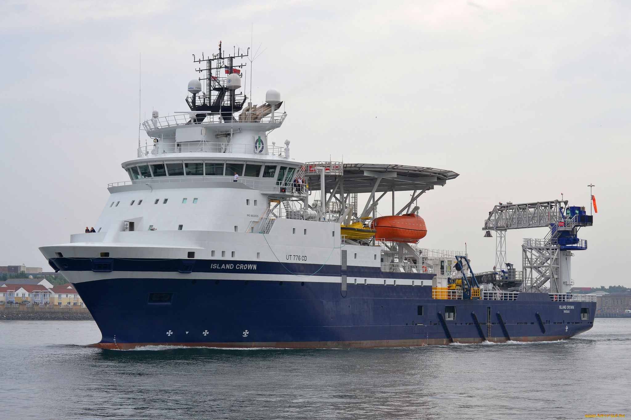 island, crown, корабли, другое, судно, акватория