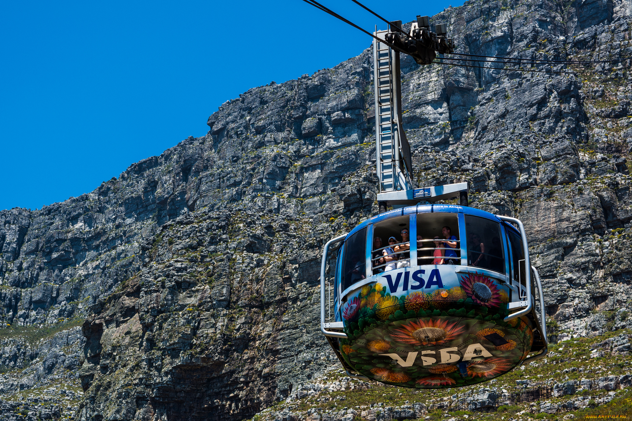 техника, другое, канатная, дорога, кабинка