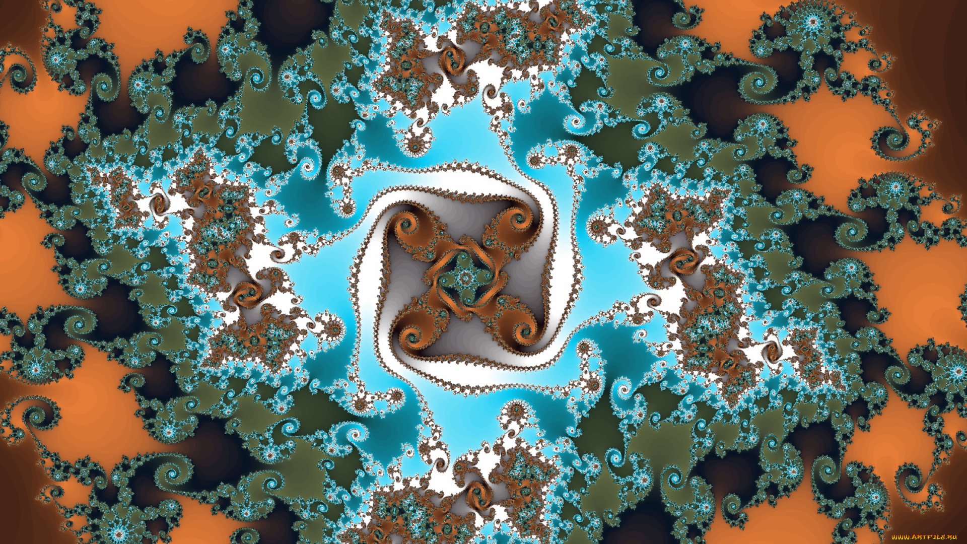 3д, графика, фракталы, , fractal, цвета, фон, узор