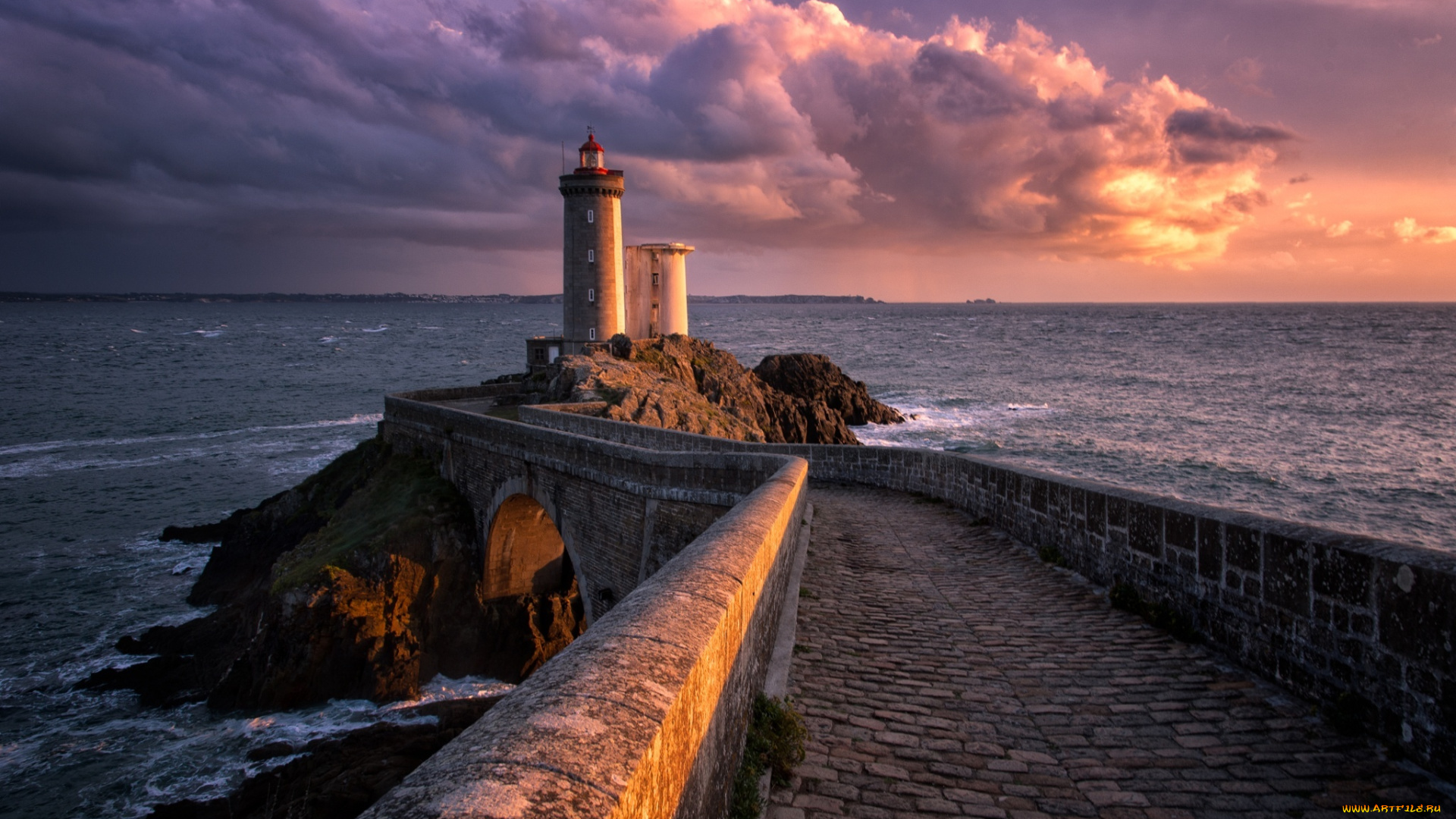 природа, маяки, маяк, мост, пейзаж, волнорез, море