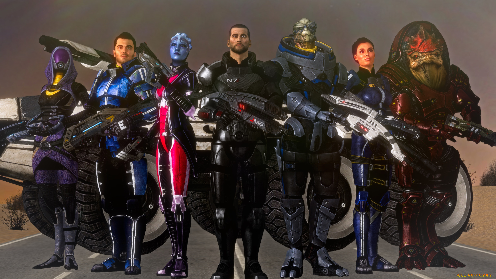 видео, игры, mass, effect, экипаж, персонажи