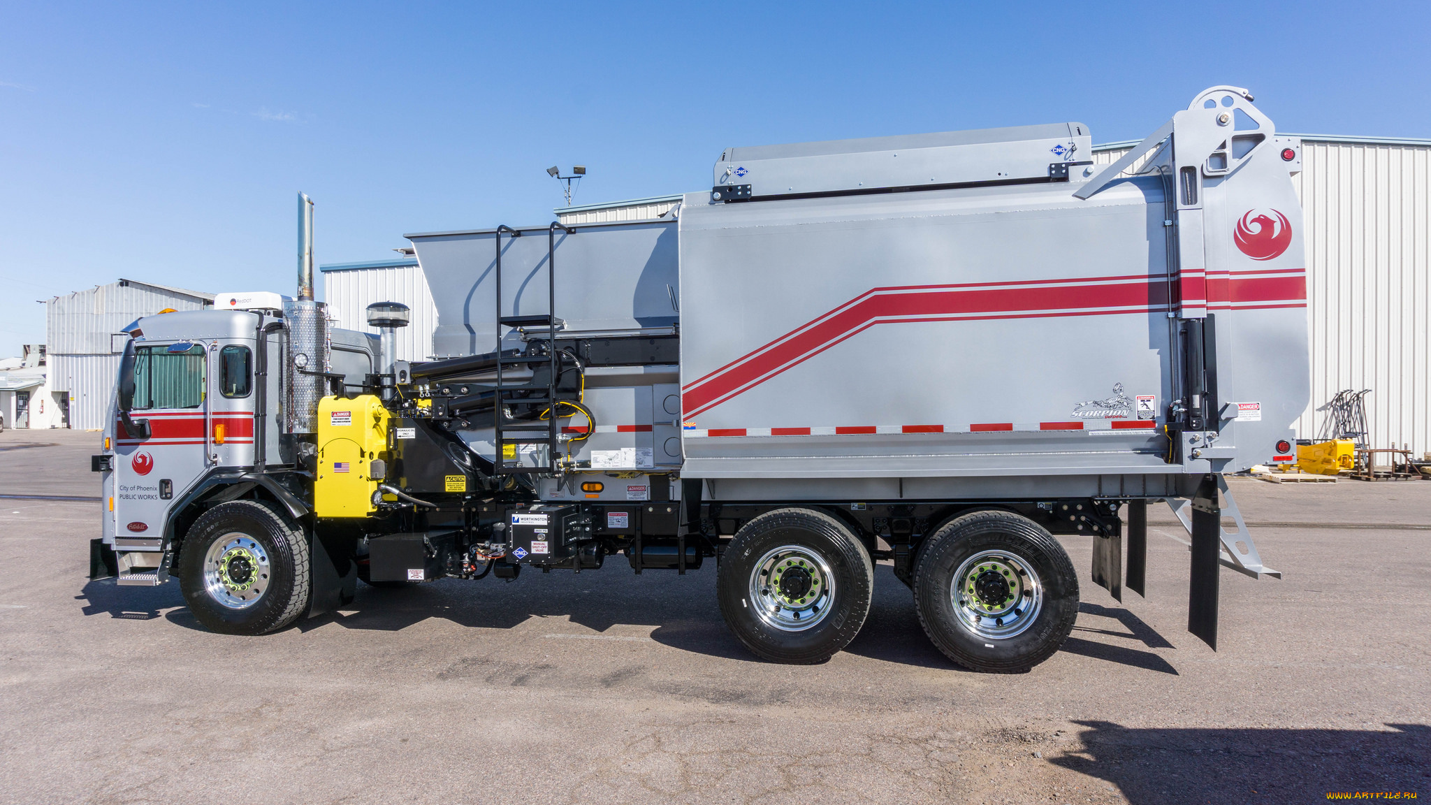 автомобили, мусоровозы, мусорщик