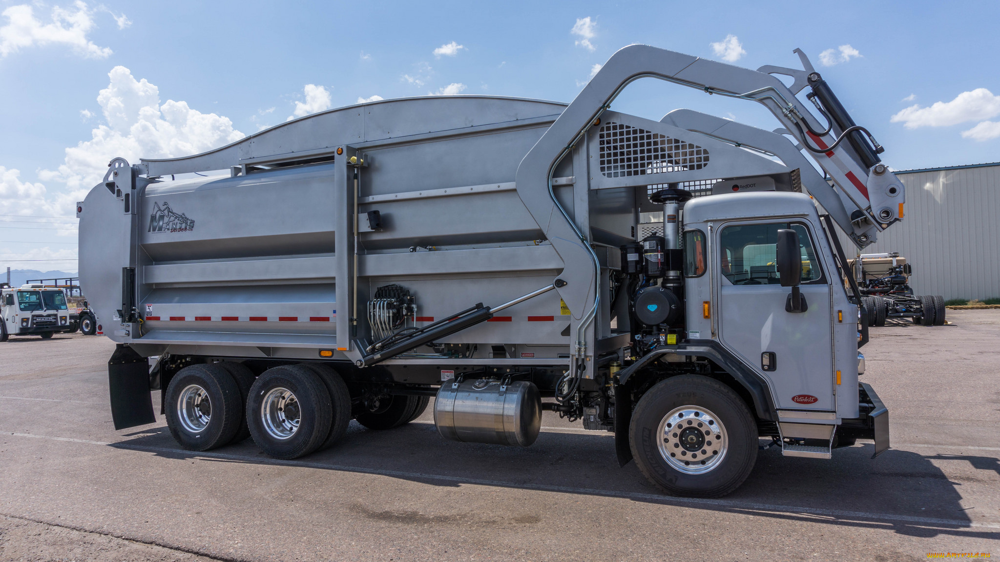 автомобили, мусоровозы, мусорщик