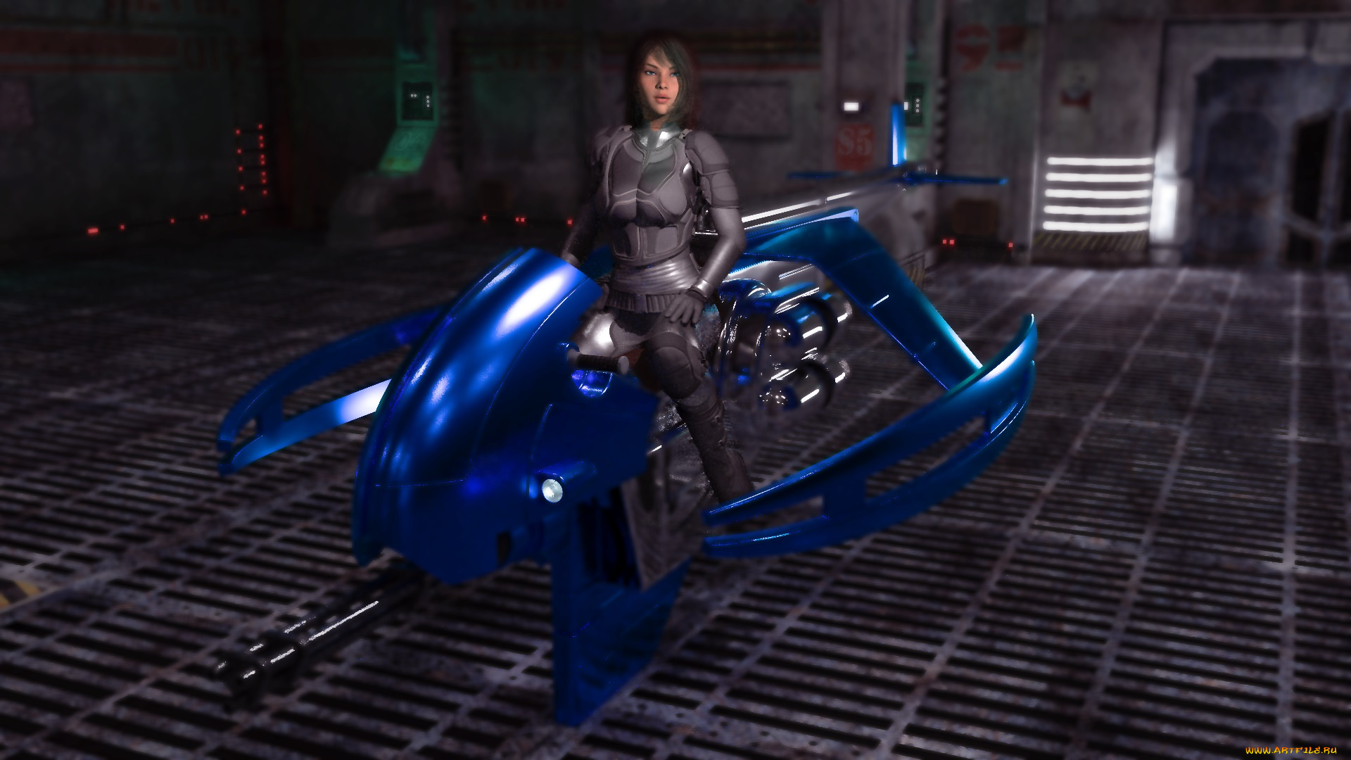 3д, графика, фантазия, , fantasy, фон, взгляд, девушка