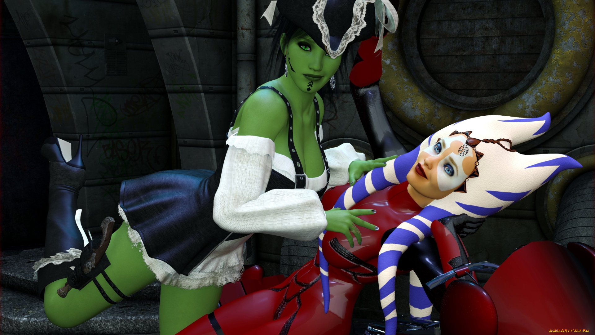 3д, графика, существа, , creatures, фон, взгляд, халки