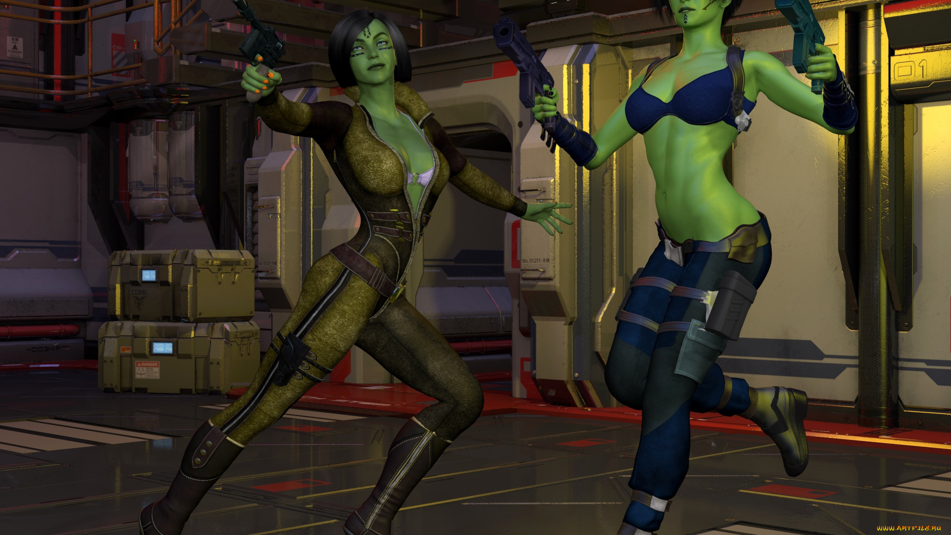 3д, графика, существа, , creatures, халки, фон, взгляд