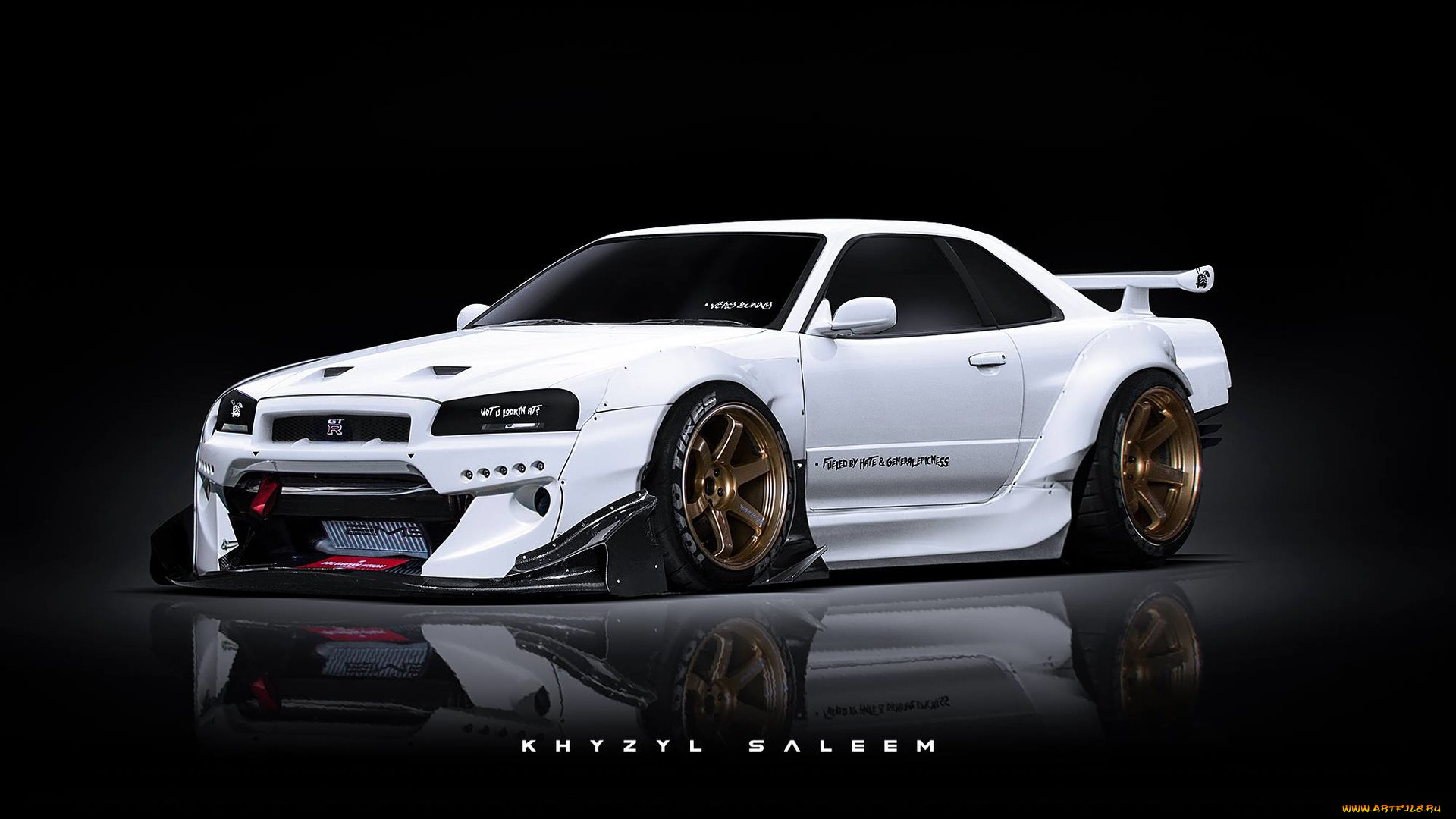 автомобили, виртуальный, тюнинг, nissan