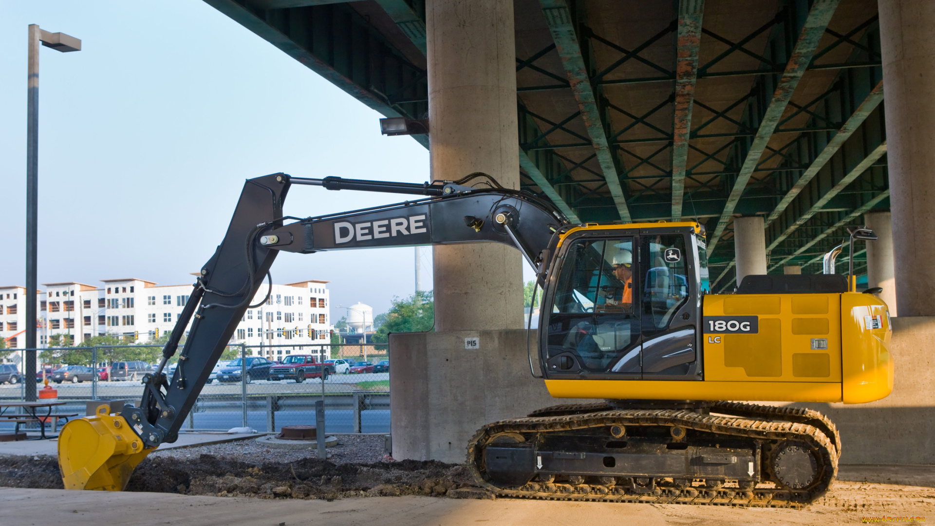техника, экскаваторы, john, deere