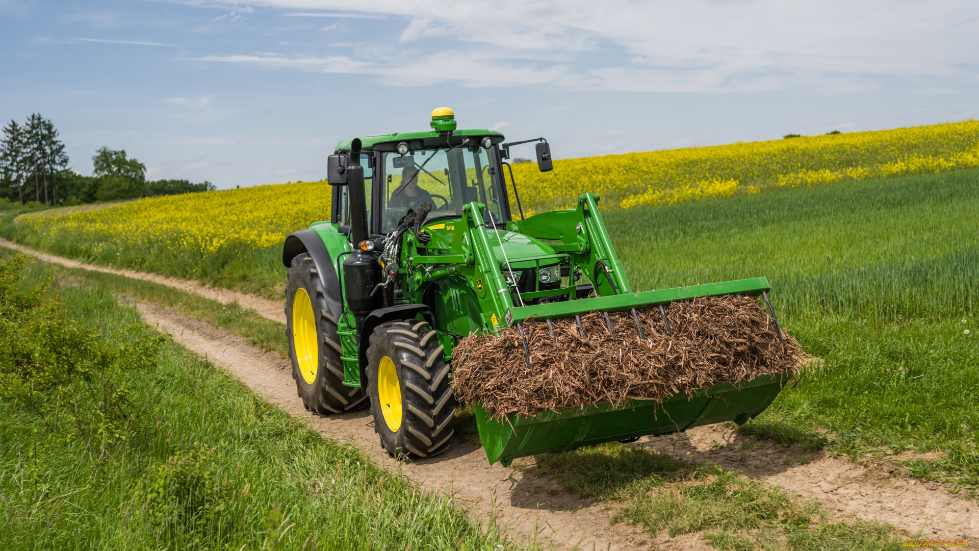 техника, тракторы, john, deere