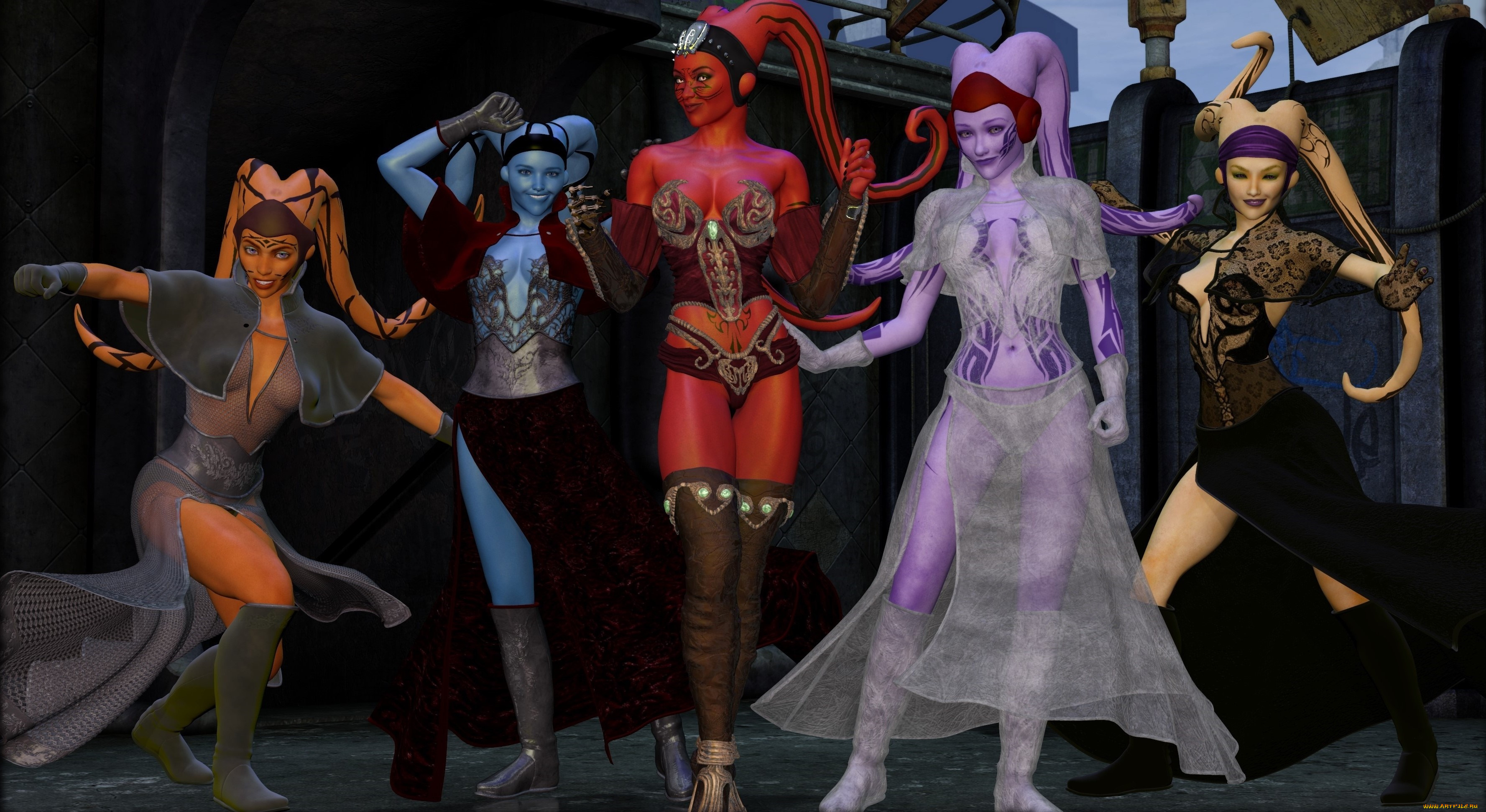 3д, графика, существа, , creatures, взгляд, халки, фон