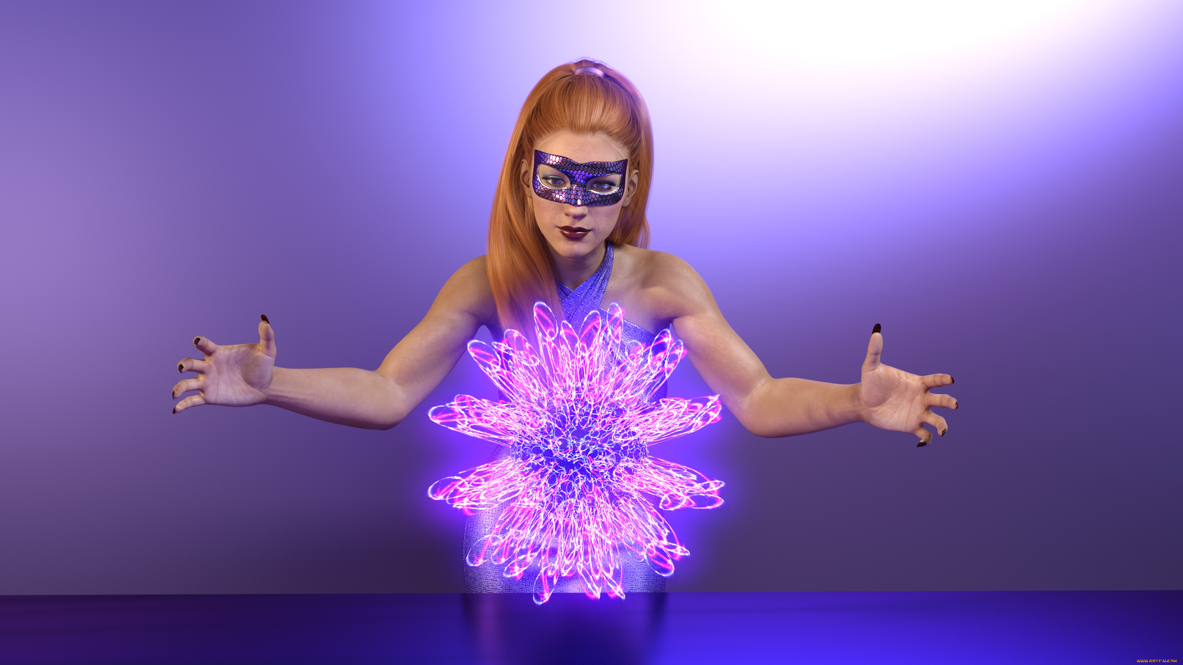 3д, графика, фантазия, , fantasy, взгляд, девушка, фон