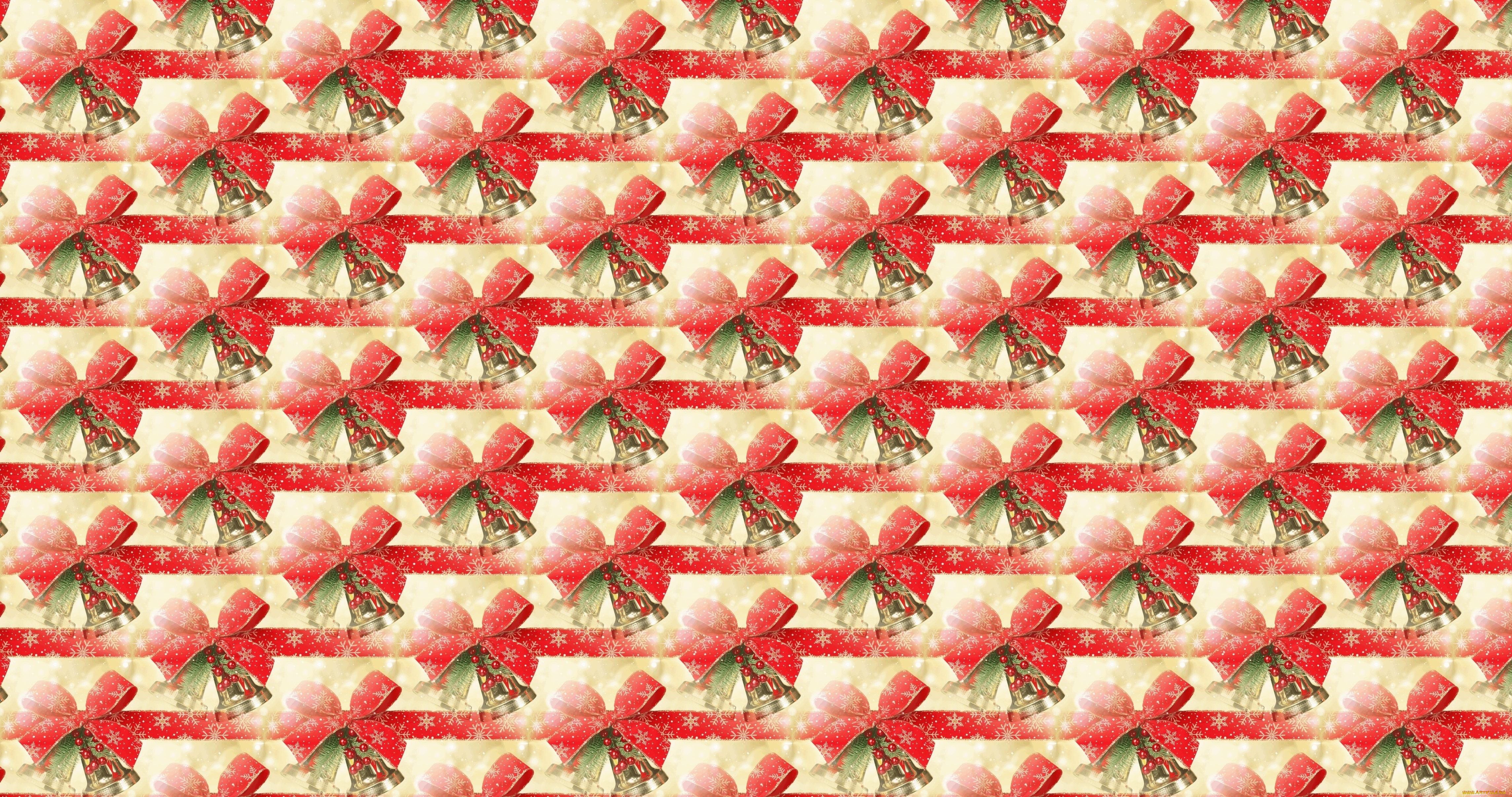 праздничные, -, разное, , новый, год, праздник, новый, год, колокольчик, арт, текстура, бантик