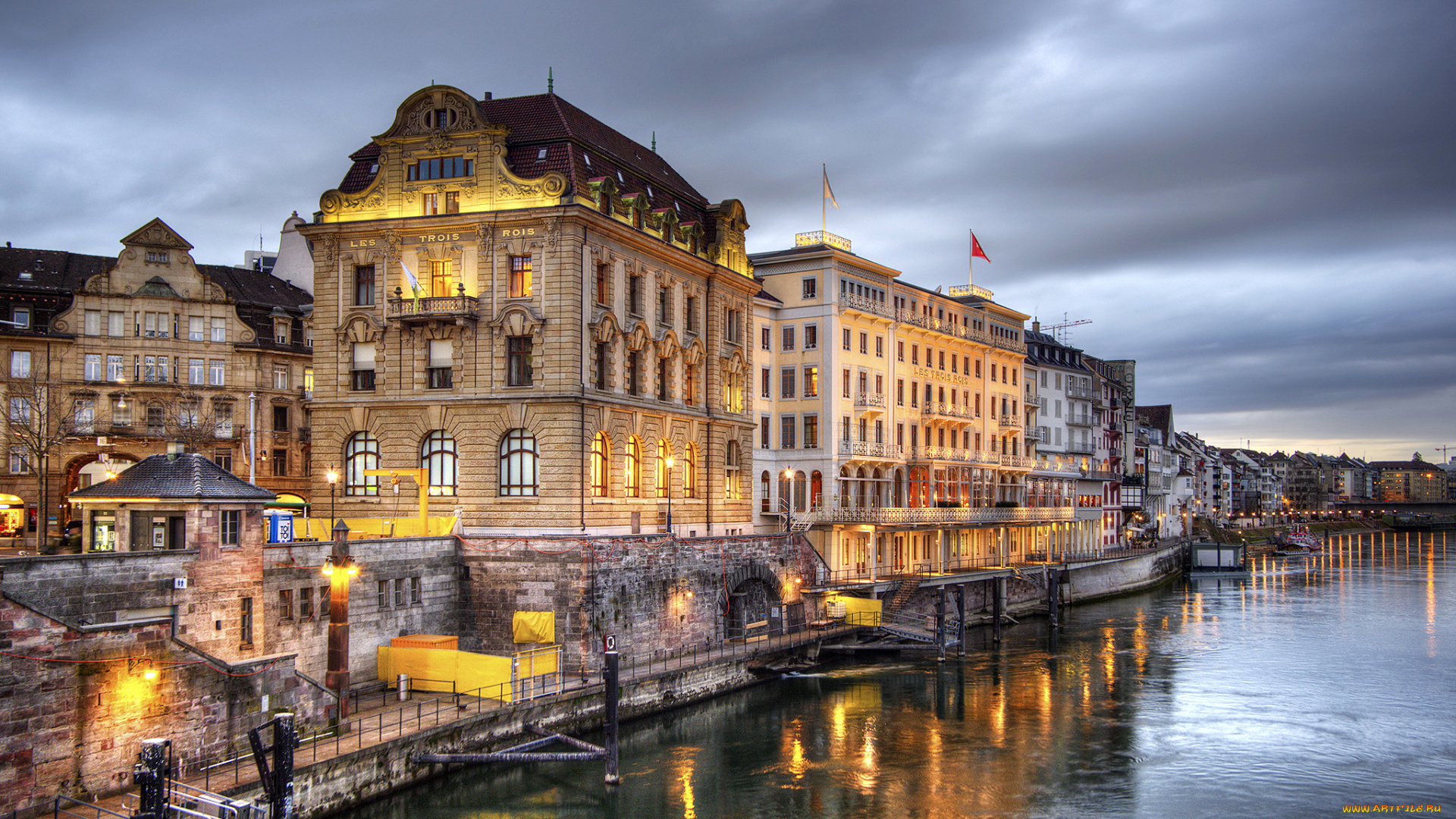 basel, -, switzerland, города, -, улицы, , площади, , набережные, простор