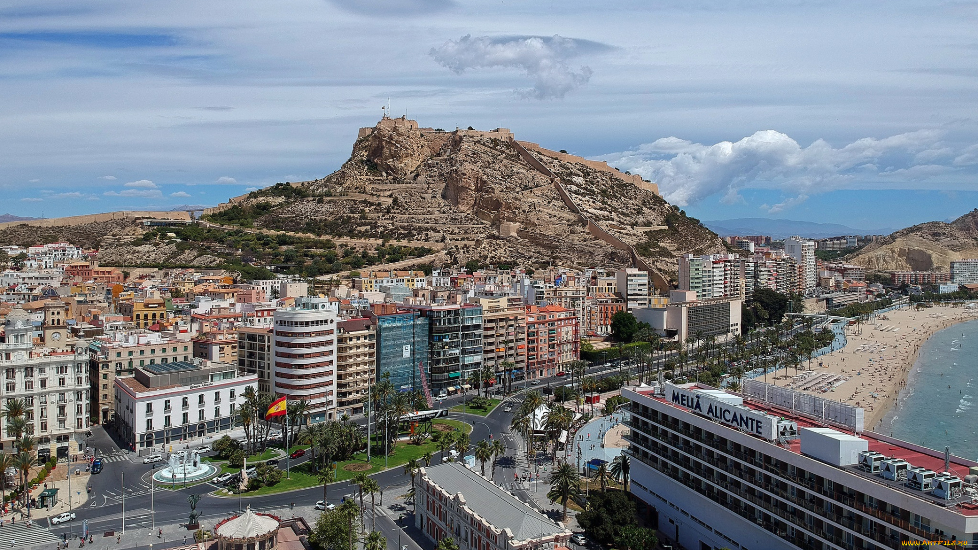 города, -, панорамы, простор