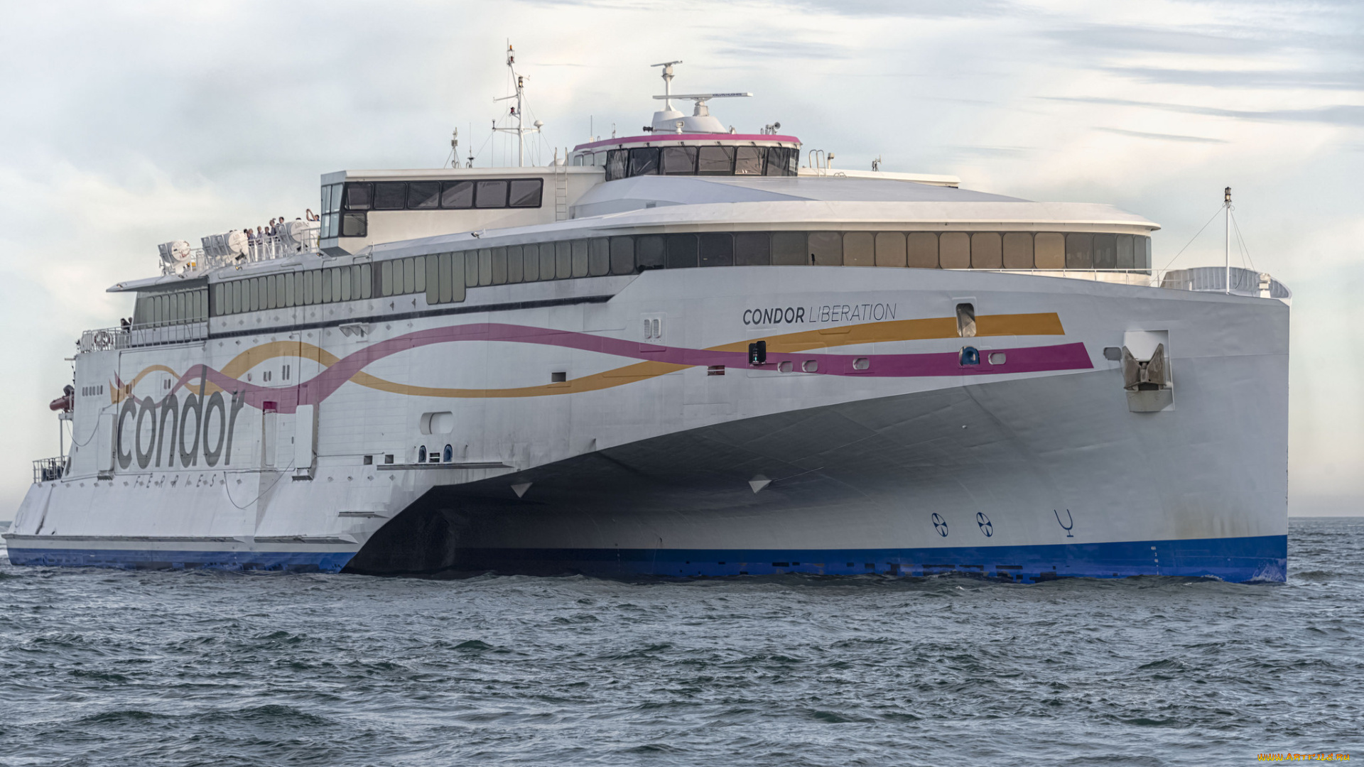 hsc, condor, liberation, корабли, катамараны, и, тримараны, тримаран