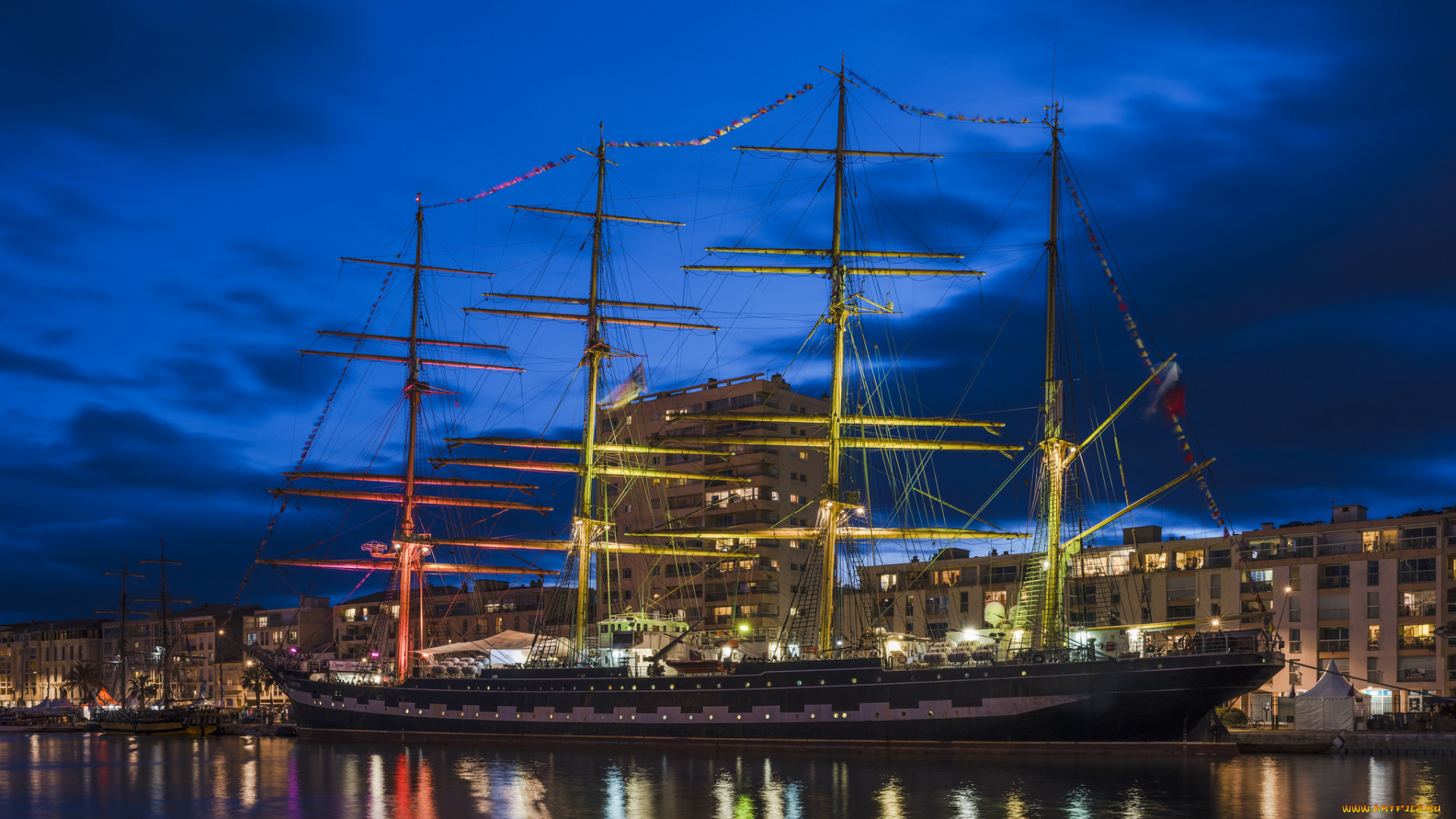 kruzenshtern, корабли, парусники, паруса, мачты