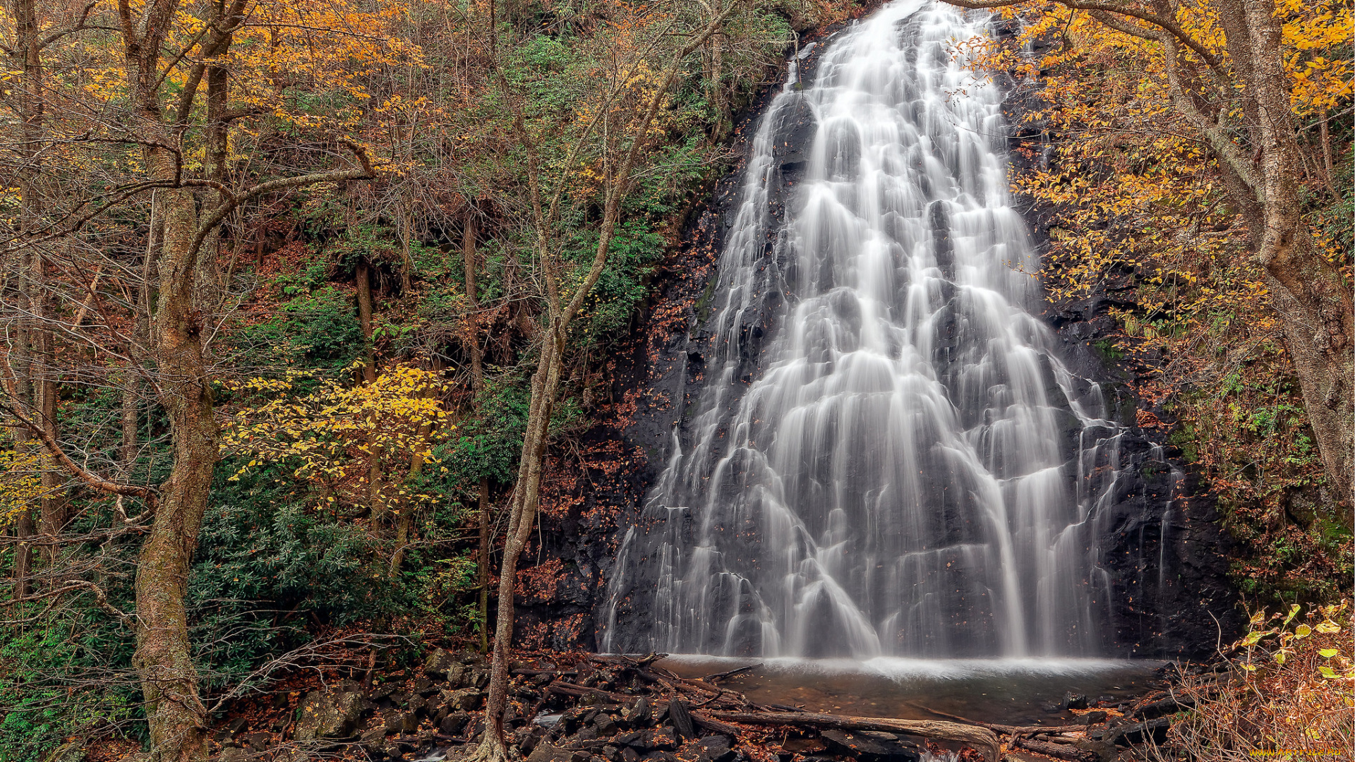природа, водопады, простор
