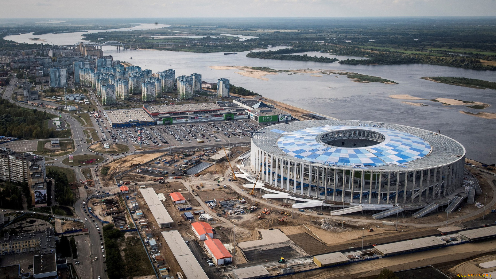 спорт, стадионы, нижний, новгород, стадион, стрелка