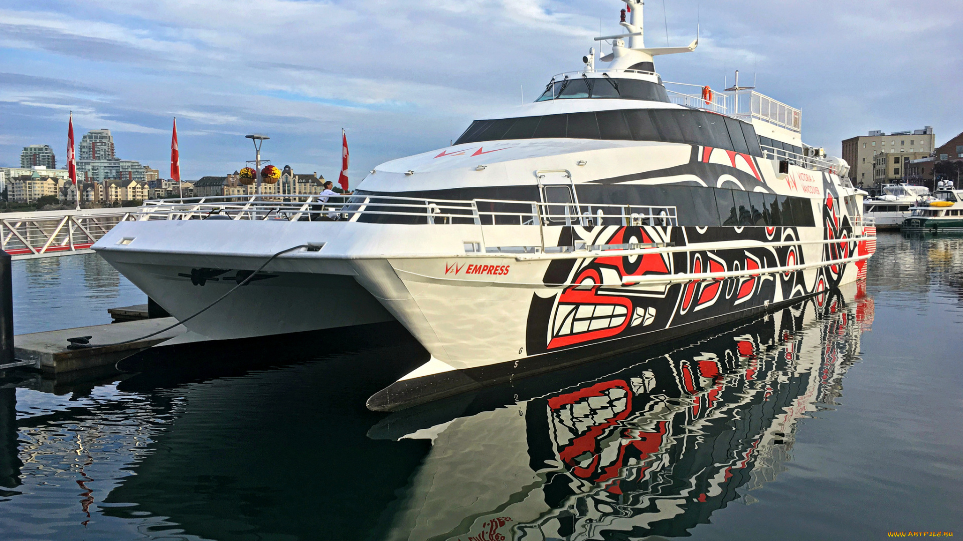 v2v, empress, корабли, катамараны, и, тримараны, катамаран